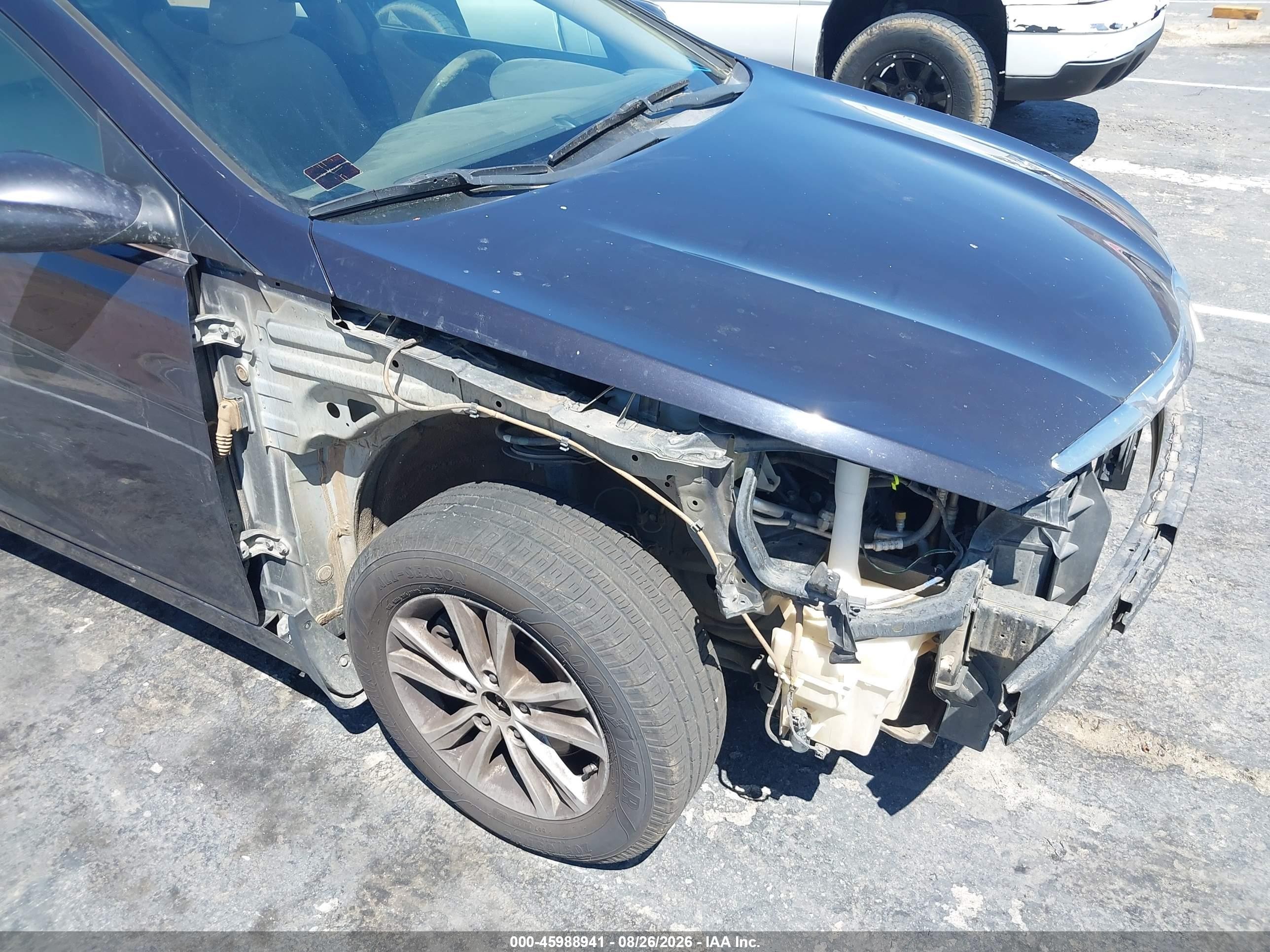 2011 Hyundai Sonata Gls Blue vin: 5NPEB4AC5BH090736