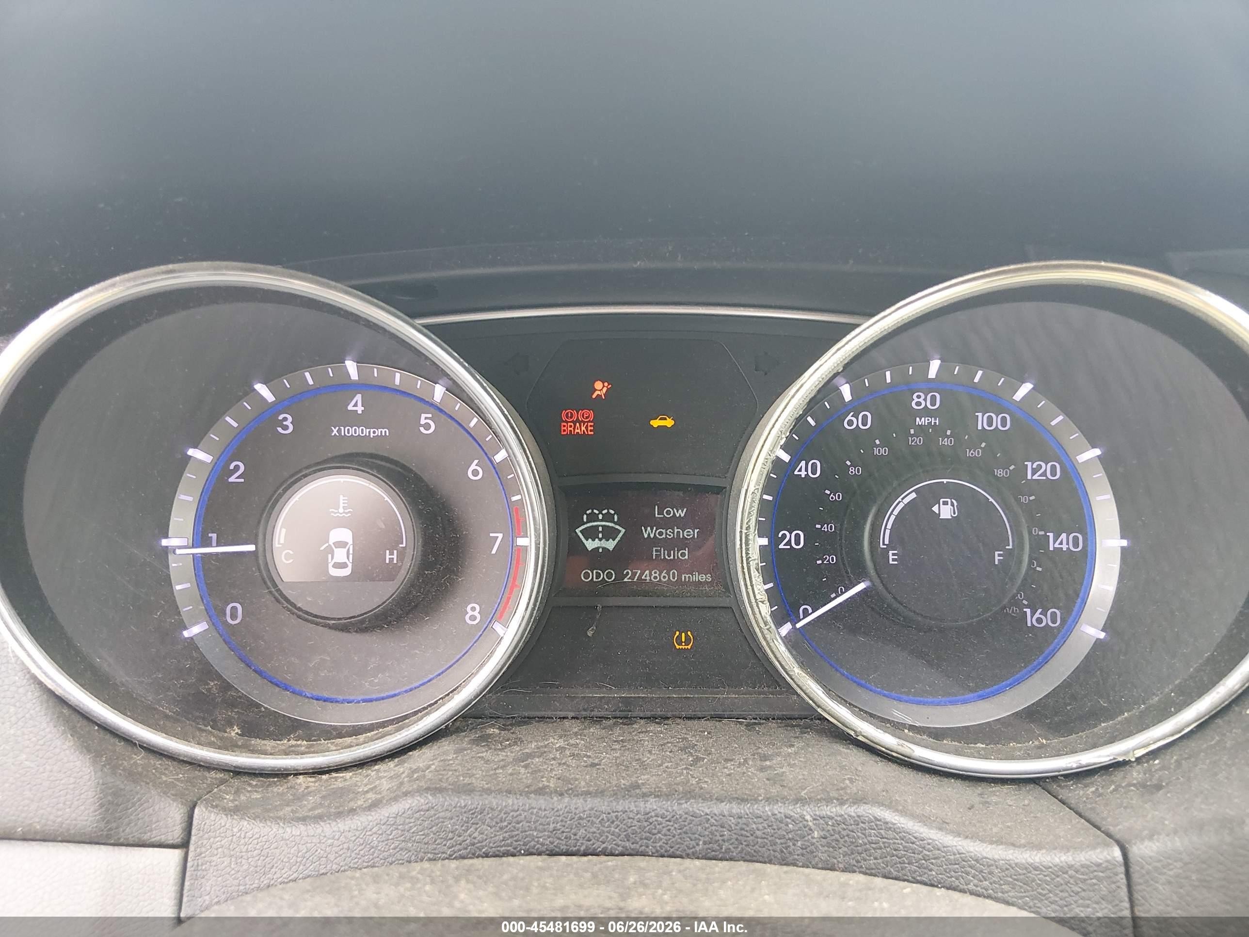 2011 Hyundai Sonata Gls Gray vin: 5NPEB4AC5BH092874