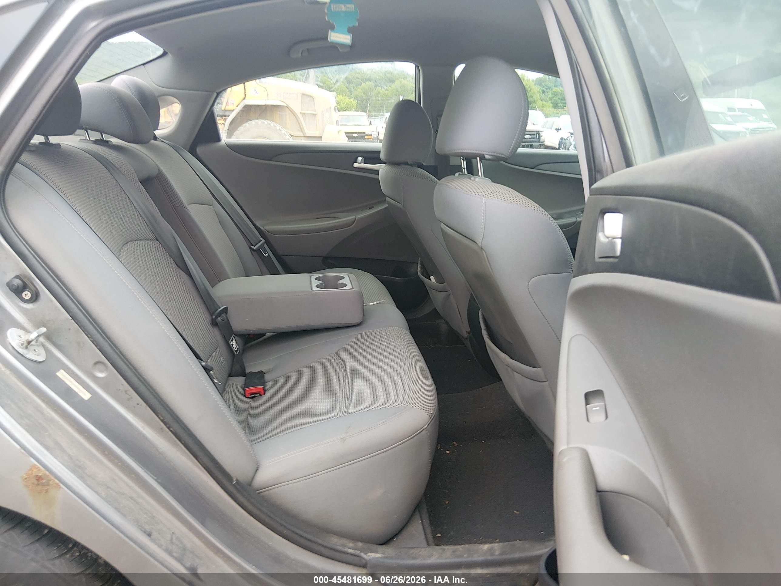 2011 Hyundai Sonata Gls Gray vin: 5NPEB4AC5BH092874