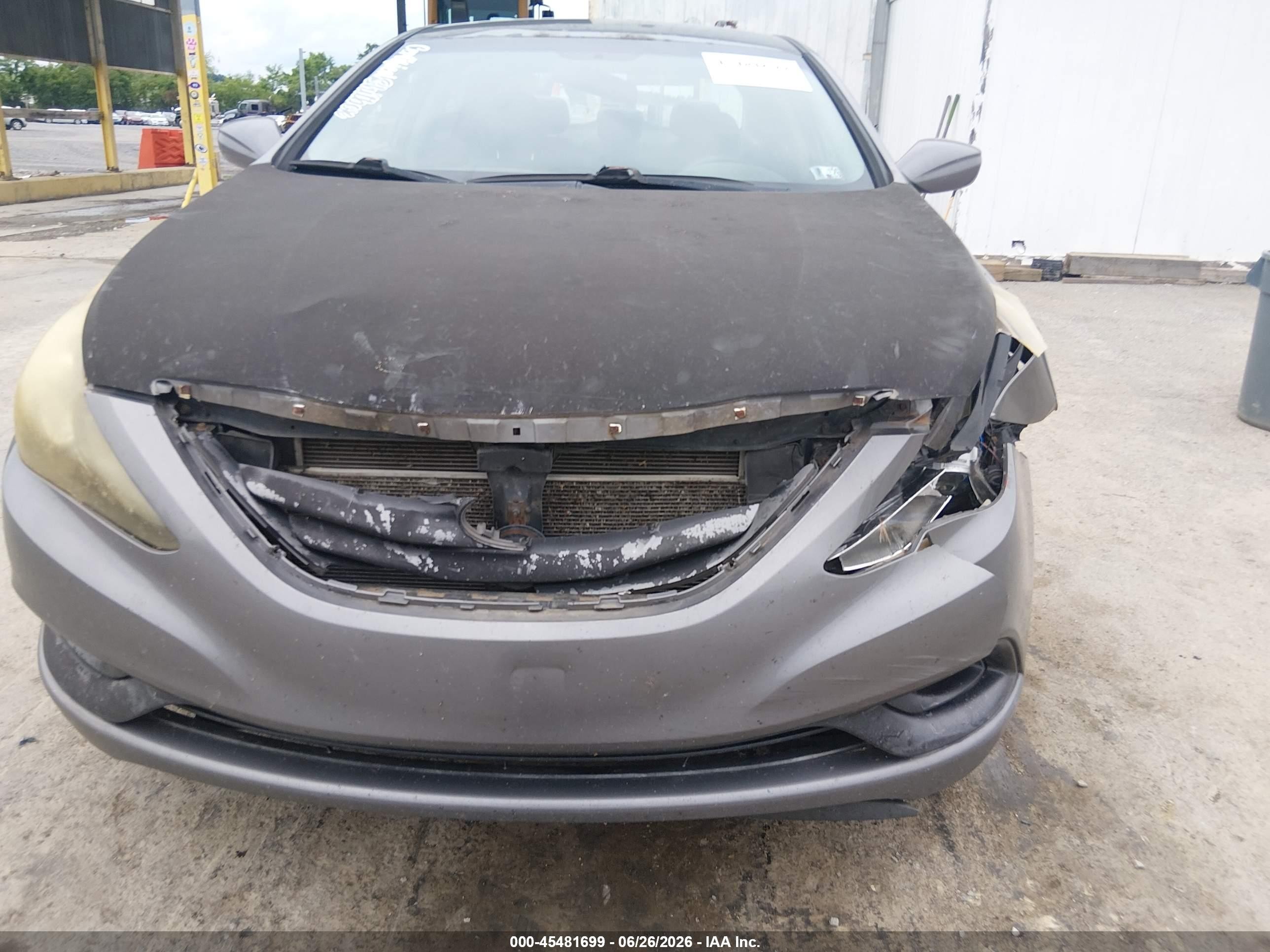 2011 Hyundai Sonata Gls Gray vin: 5NPEB4AC5BH092874