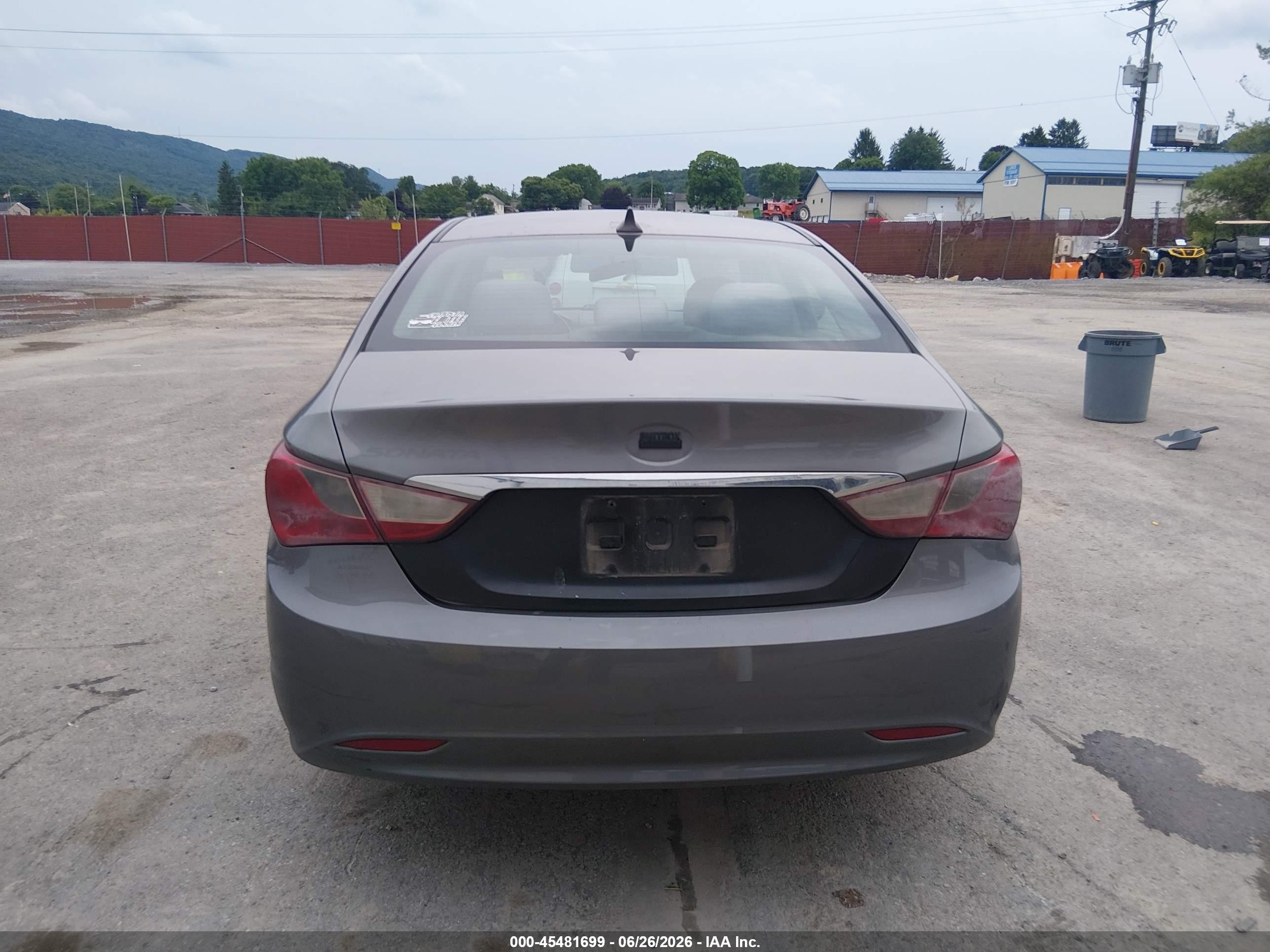 2011 Hyundai Sonata Gls Gray vin: 5NPEB4AC5BH092874