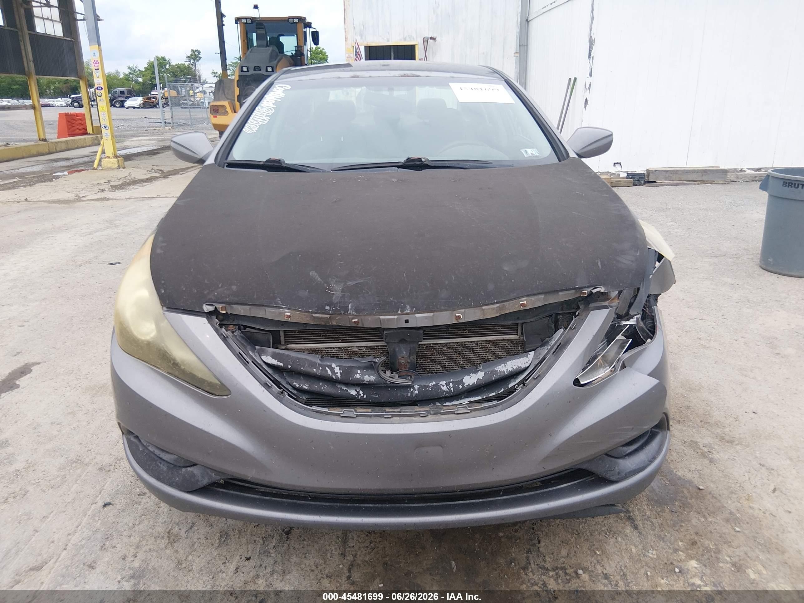 2011 Hyundai Sonata Gls Gray vin: 5NPEB4AC5BH092874