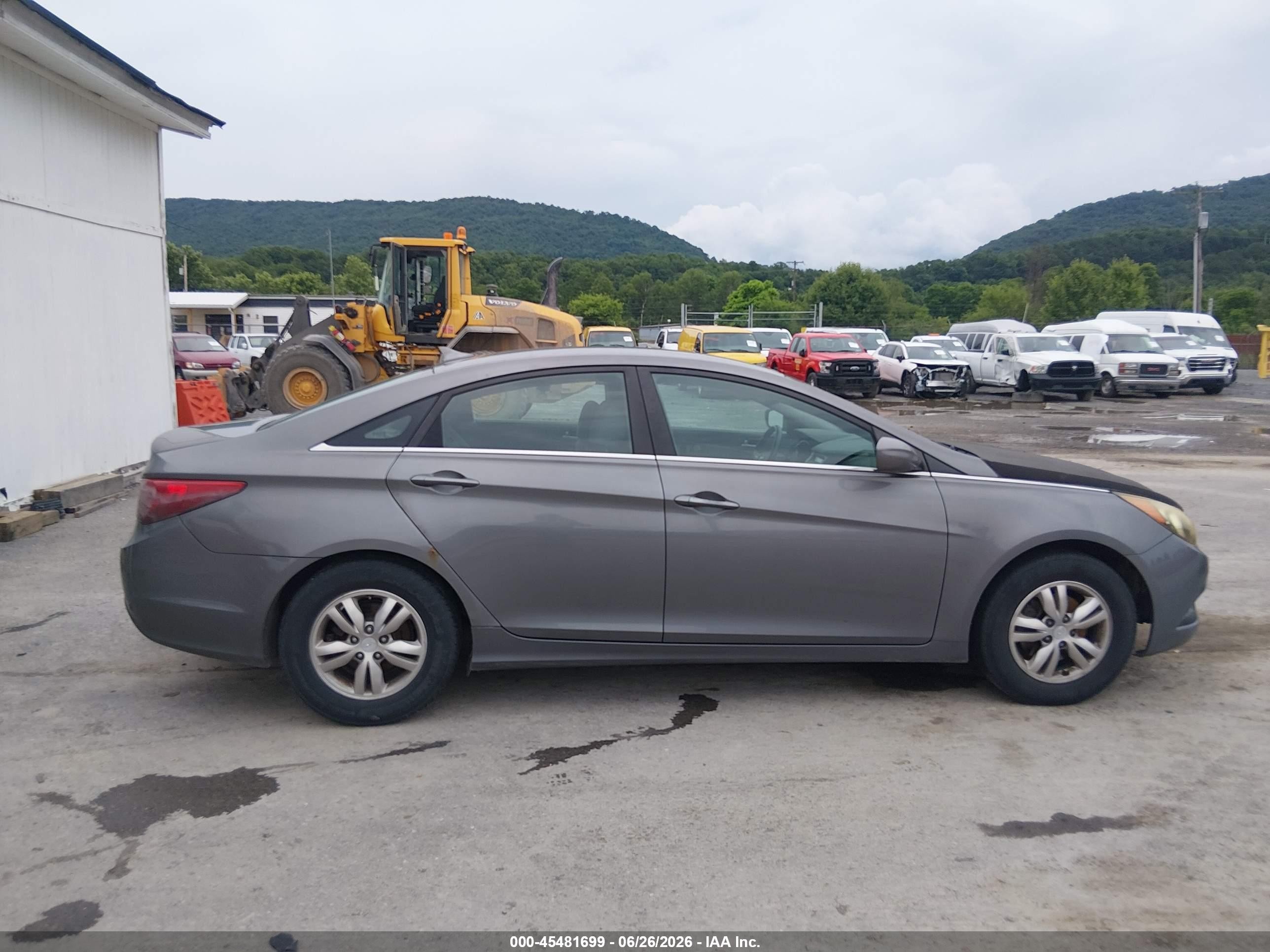2011 Hyundai Sonata Gls Gray vin: 5NPEB4AC5BH092874