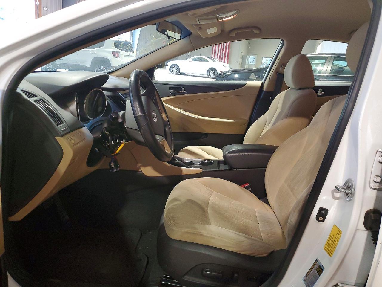2011 Hyundai Sonata Gls White vin: 5NPEB4AC5BH106160
