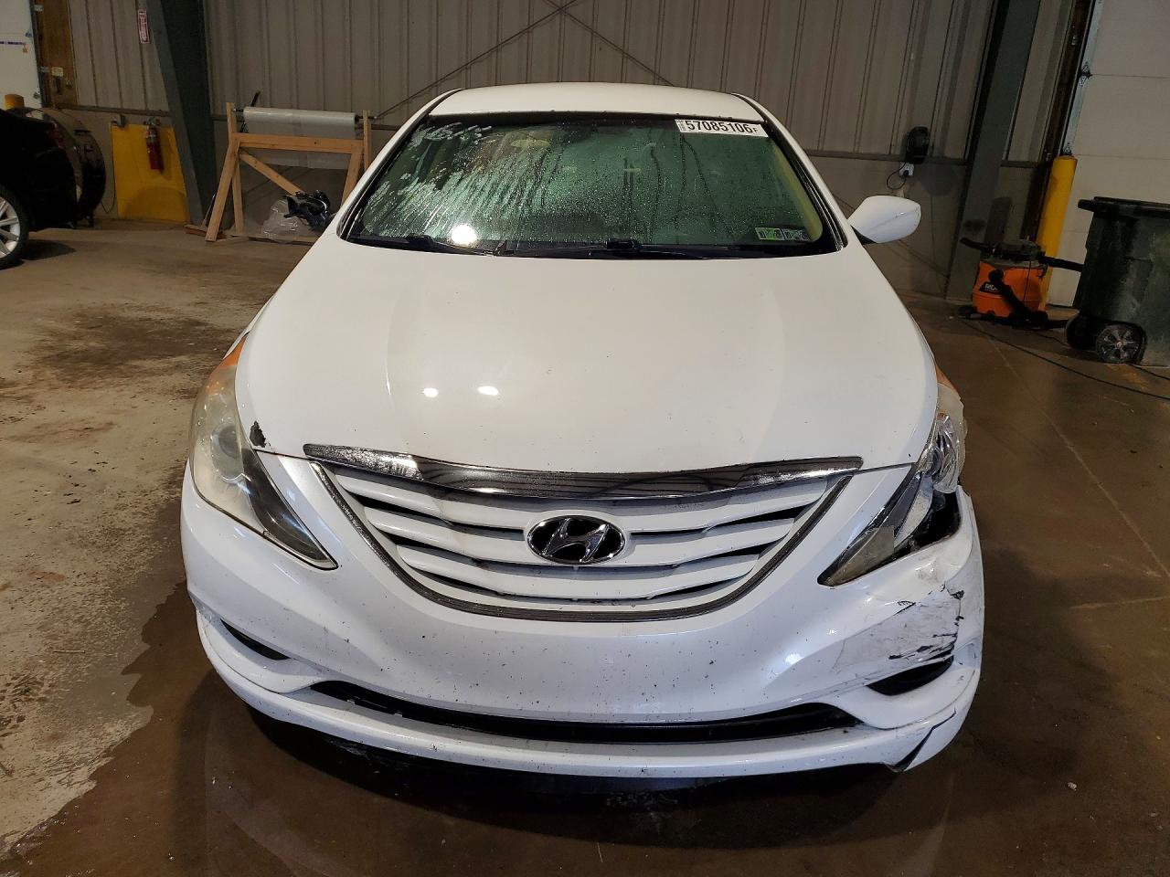 2011 Hyundai Sonata Gls White vin: 5NPEB4AC5BH106160