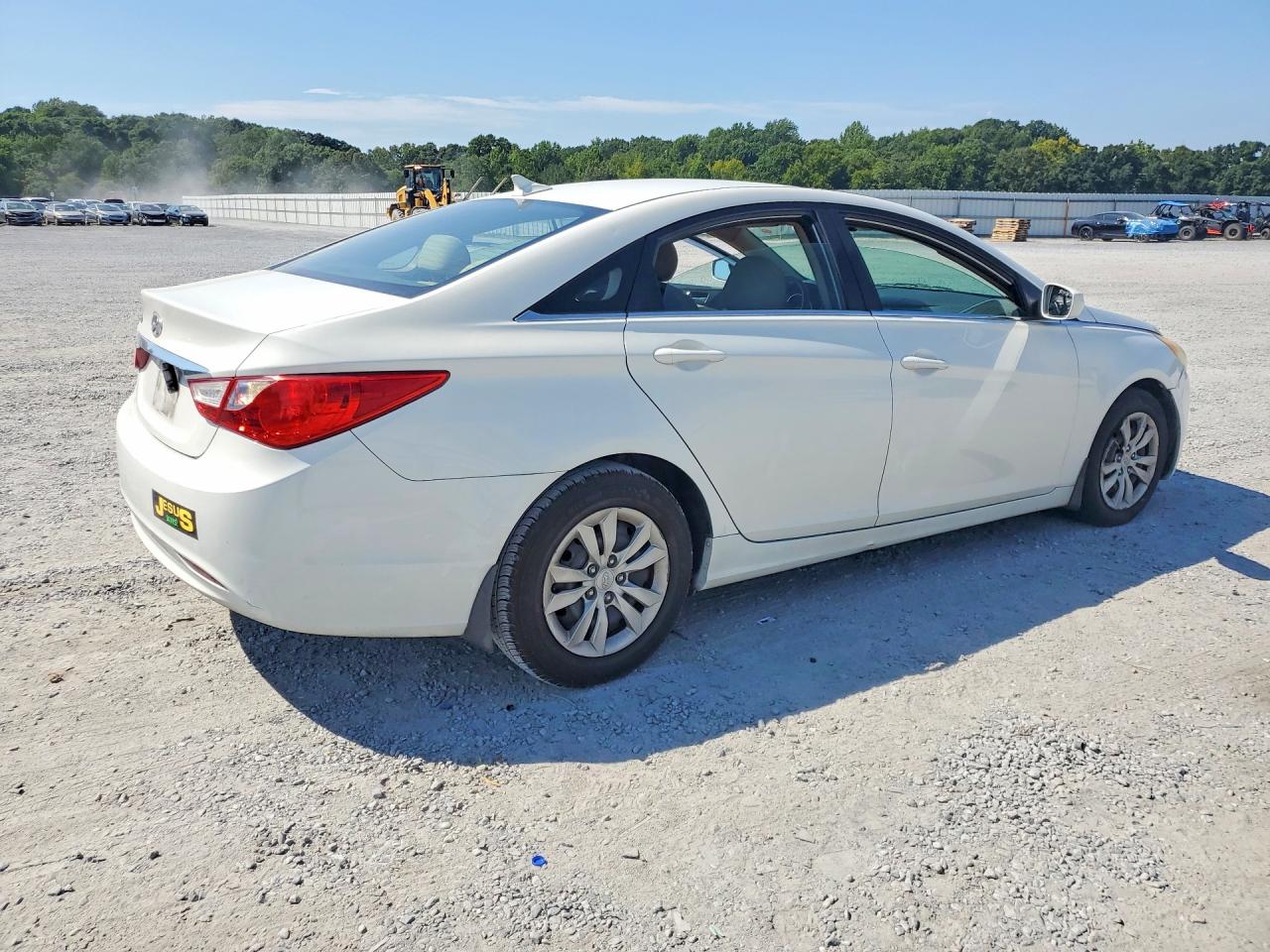 2011 Hyundai Sonata Gls White vin: 5NPEB4AC5BH110080