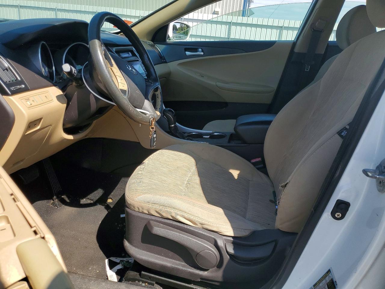 2011 Hyundai Sonata Gls White vin: 5NPEB4AC5BH110080