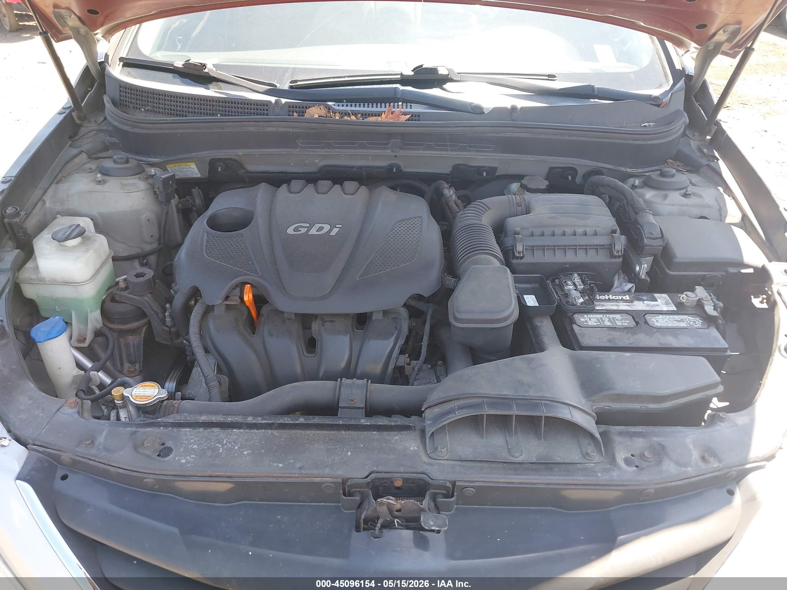 2011 Hyundai Sonata Gls Silver vin: 5NPEB4AC5BH118180
