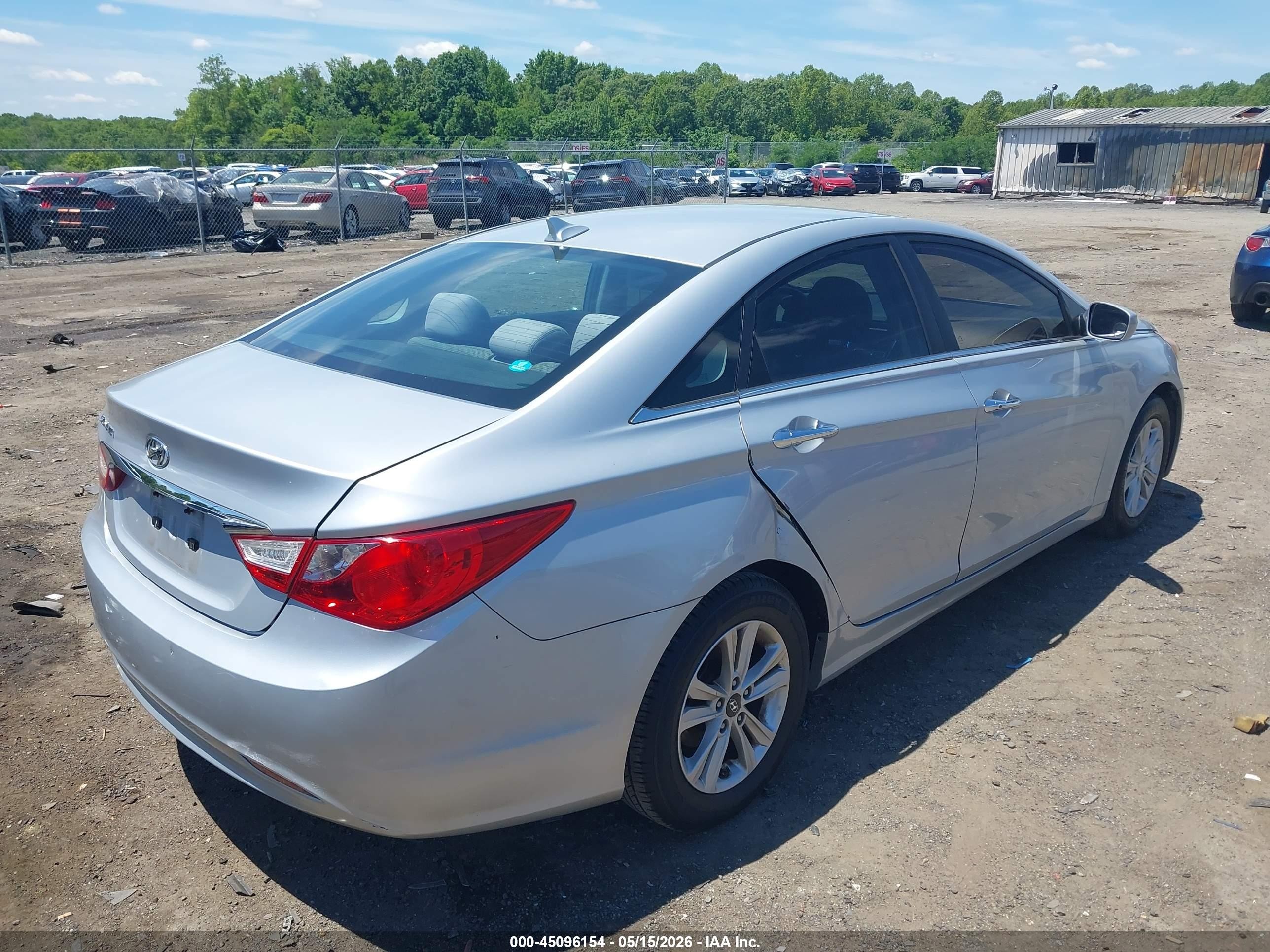 2011 Hyundai Sonata Gls Silver vin: 5NPEB4AC5BH118180