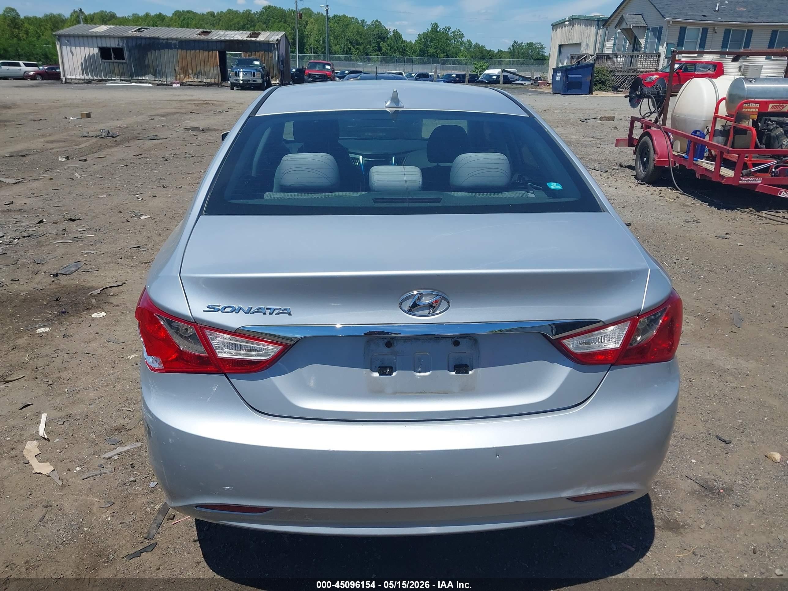 2011 Hyundai Sonata Gls Silver vin: 5NPEB4AC5BH118180