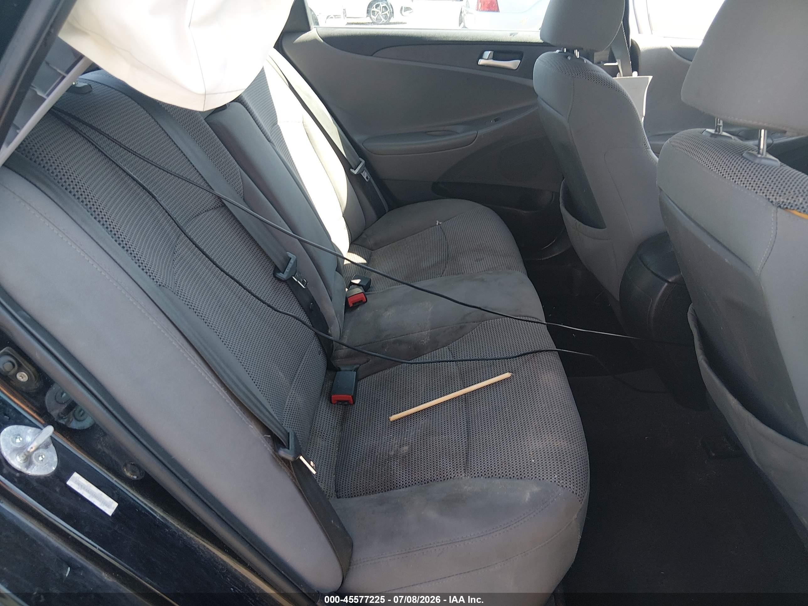 2011 Hyundai Sonata Gls Black vin: 5NPEB4AC5BH121886