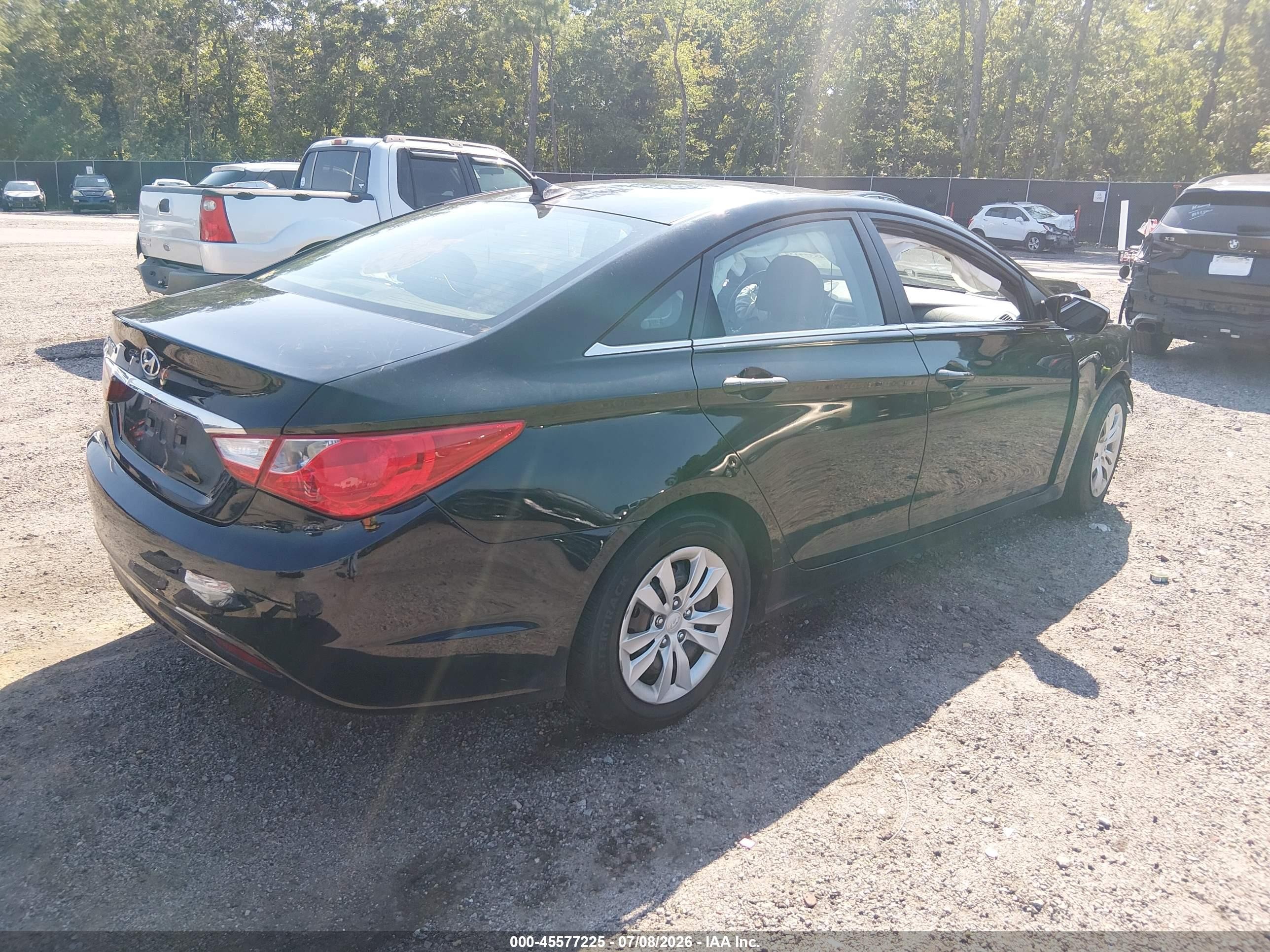 2011 Hyundai Sonata Gls Black vin: 5NPEB4AC5BH121886