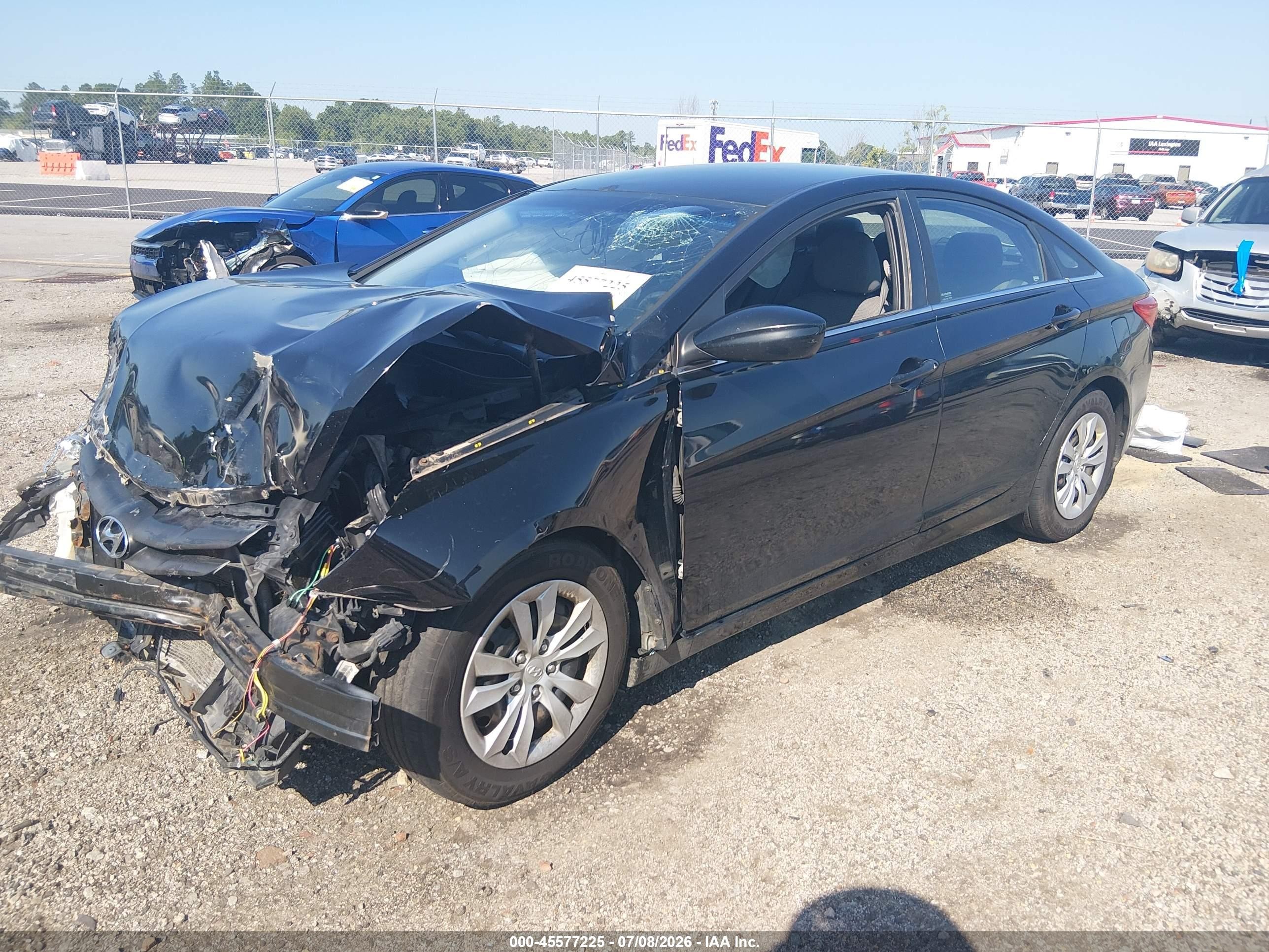 2011 Hyundai Sonata Gls Black vin: 5NPEB4AC5BH121886