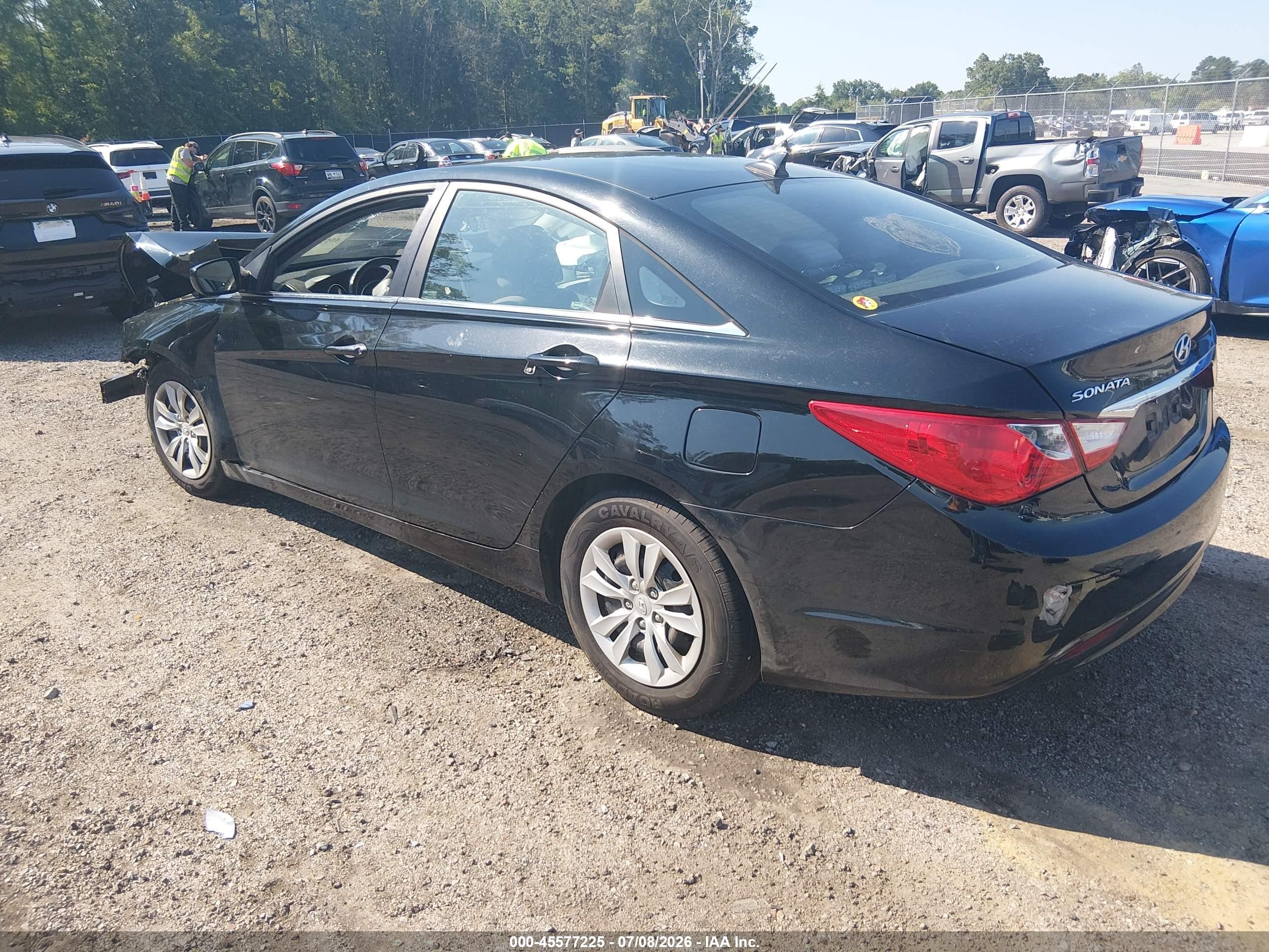 2011 Hyundai Sonata Gls Black vin: 5NPEB4AC5BH121886