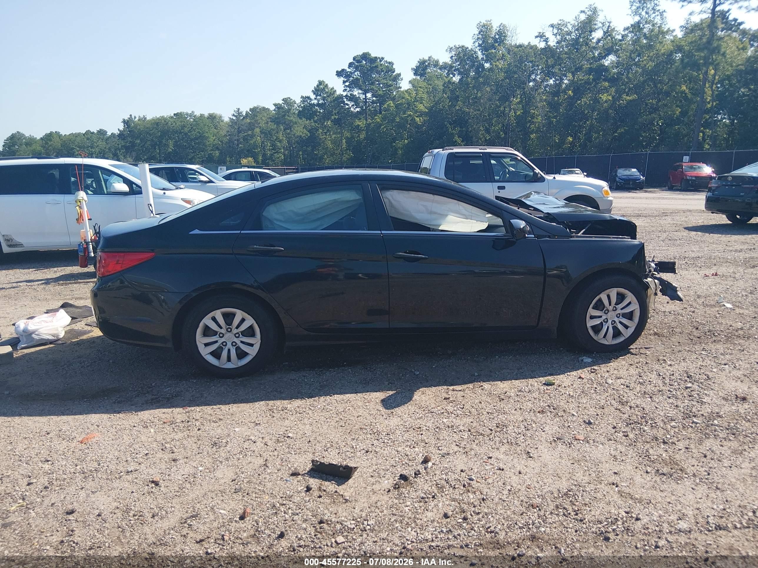 2011 Hyundai Sonata Gls Black vin: 5NPEB4AC5BH121886