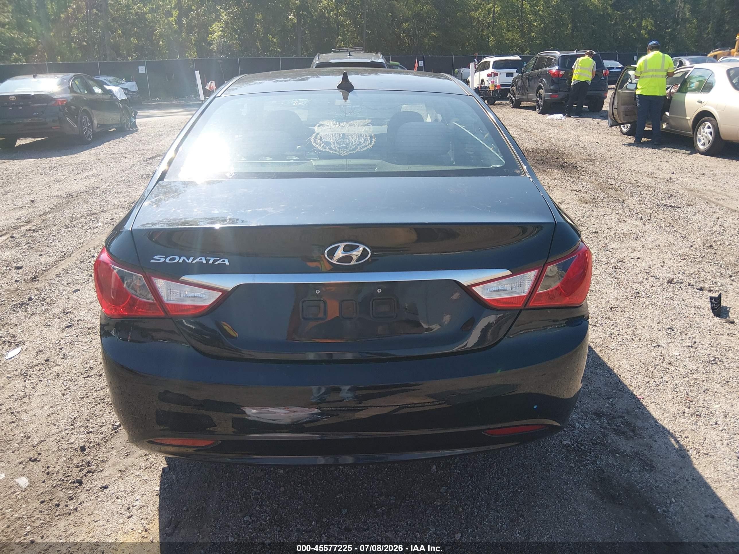 2011 Hyundai Sonata Gls Black vin: 5NPEB4AC5BH121886