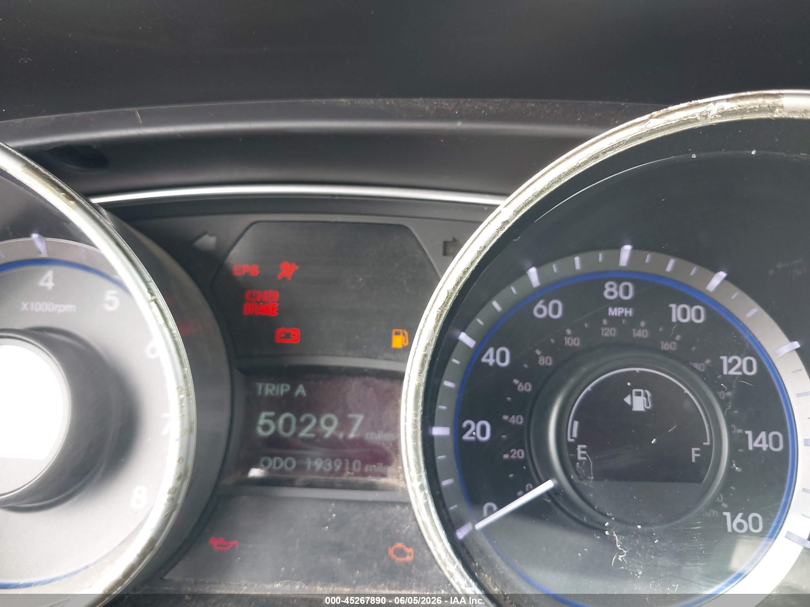 2011 Hyundai Sonata Gls Белый vin: 5NPEB4AC5BH128398