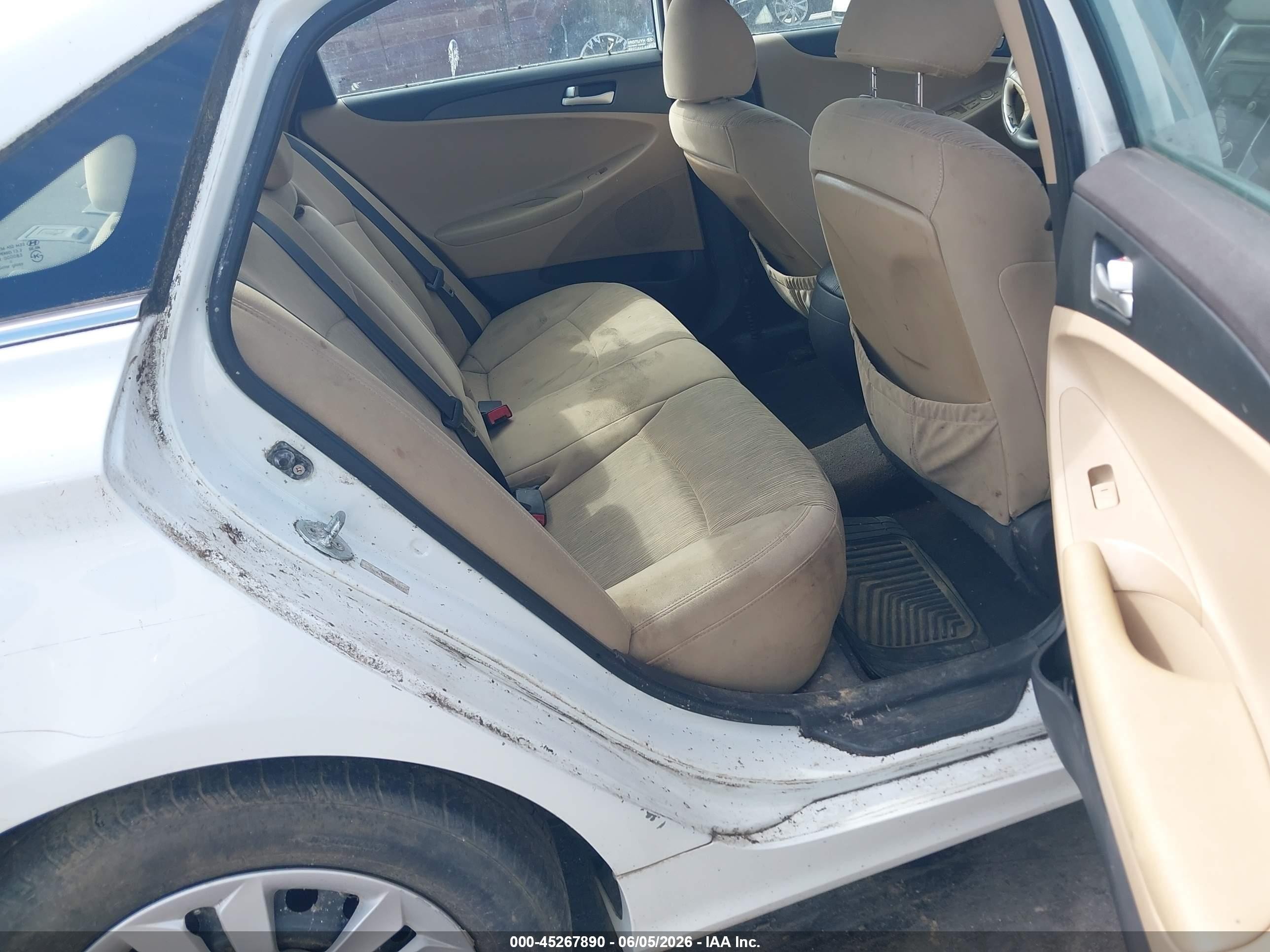 2011 Hyundai Sonata Gls Белый vin: 5NPEB4AC5BH128398