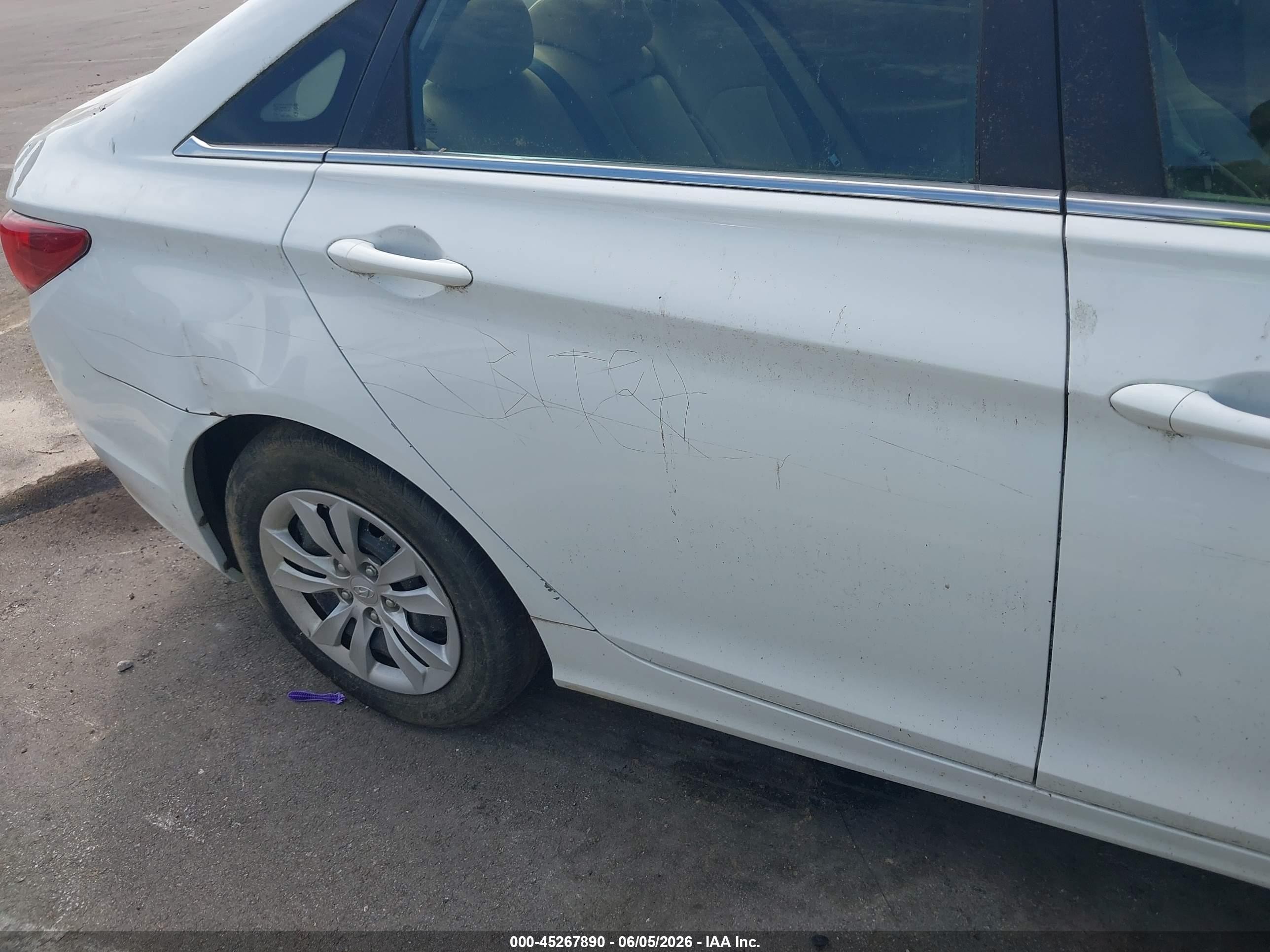 2011 Hyundai Sonata Gls Белый vin: 5NPEB4AC5BH128398