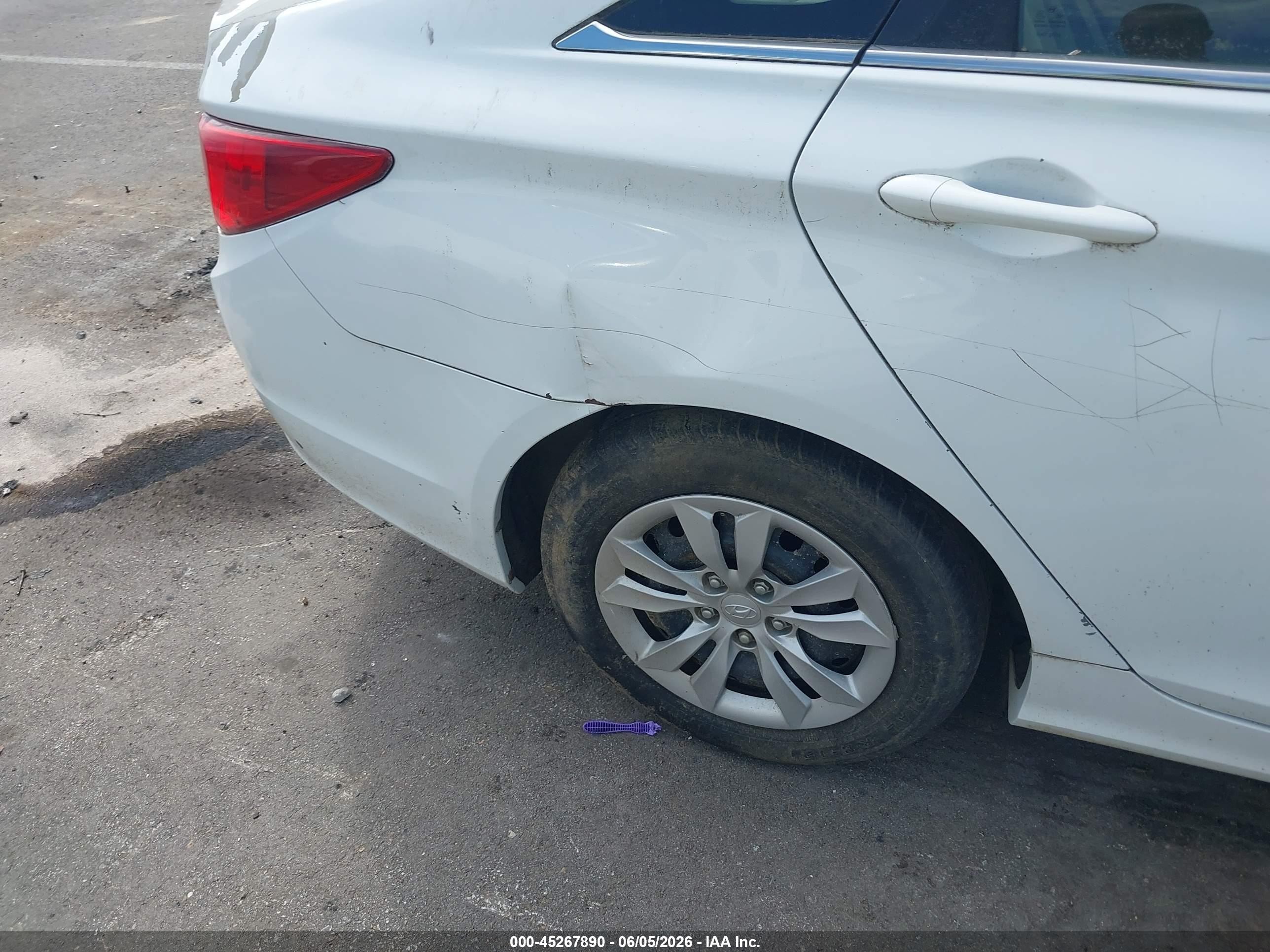 2011 Hyundai Sonata Gls Белый vin: 5NPEB4AC5BH128398