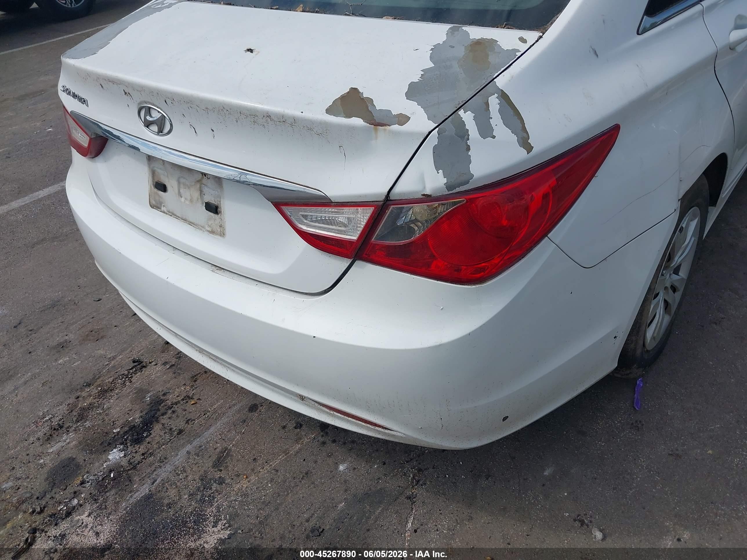 2011 Hyundai Sonata Gls Белый vin: 5NPEB4AC5BH128398