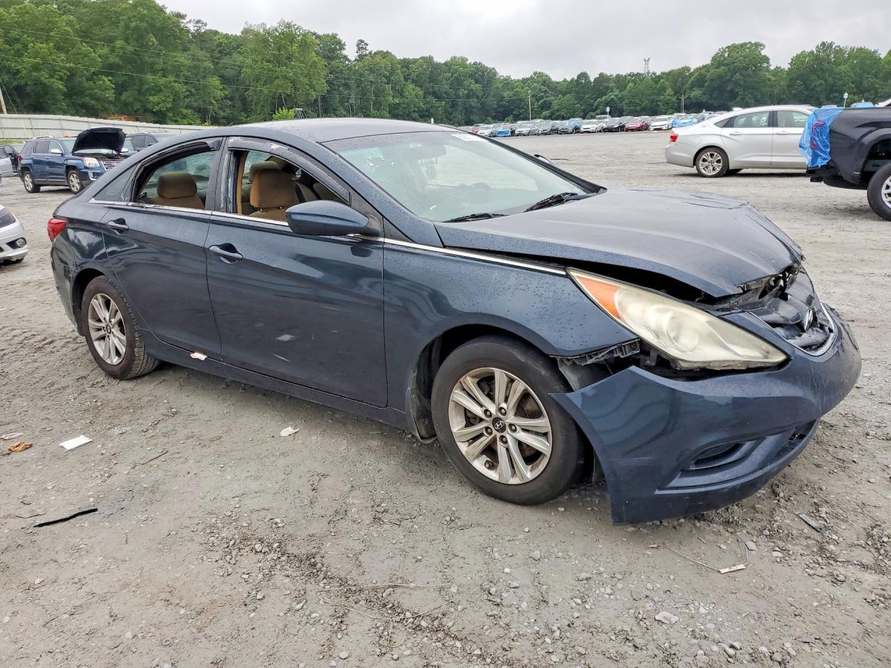 2011 Hyundai Sonata Gls Gray vin: 5NPEB4AC5BH133908