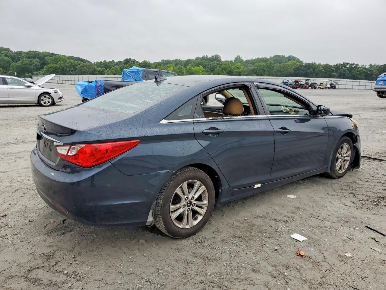 2011 Hyundai Sonata Gls Gray vin: 5NPEB4AC5BH133908