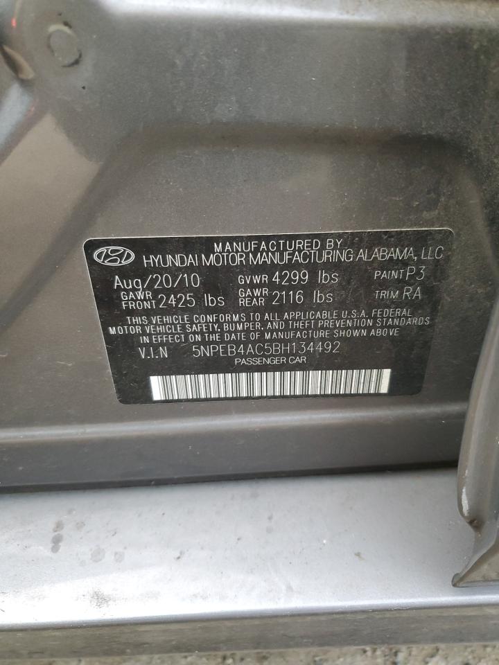 2011 Hyundai Sonata Gls Серебряный vin: 5NPEB4AC5BH134492