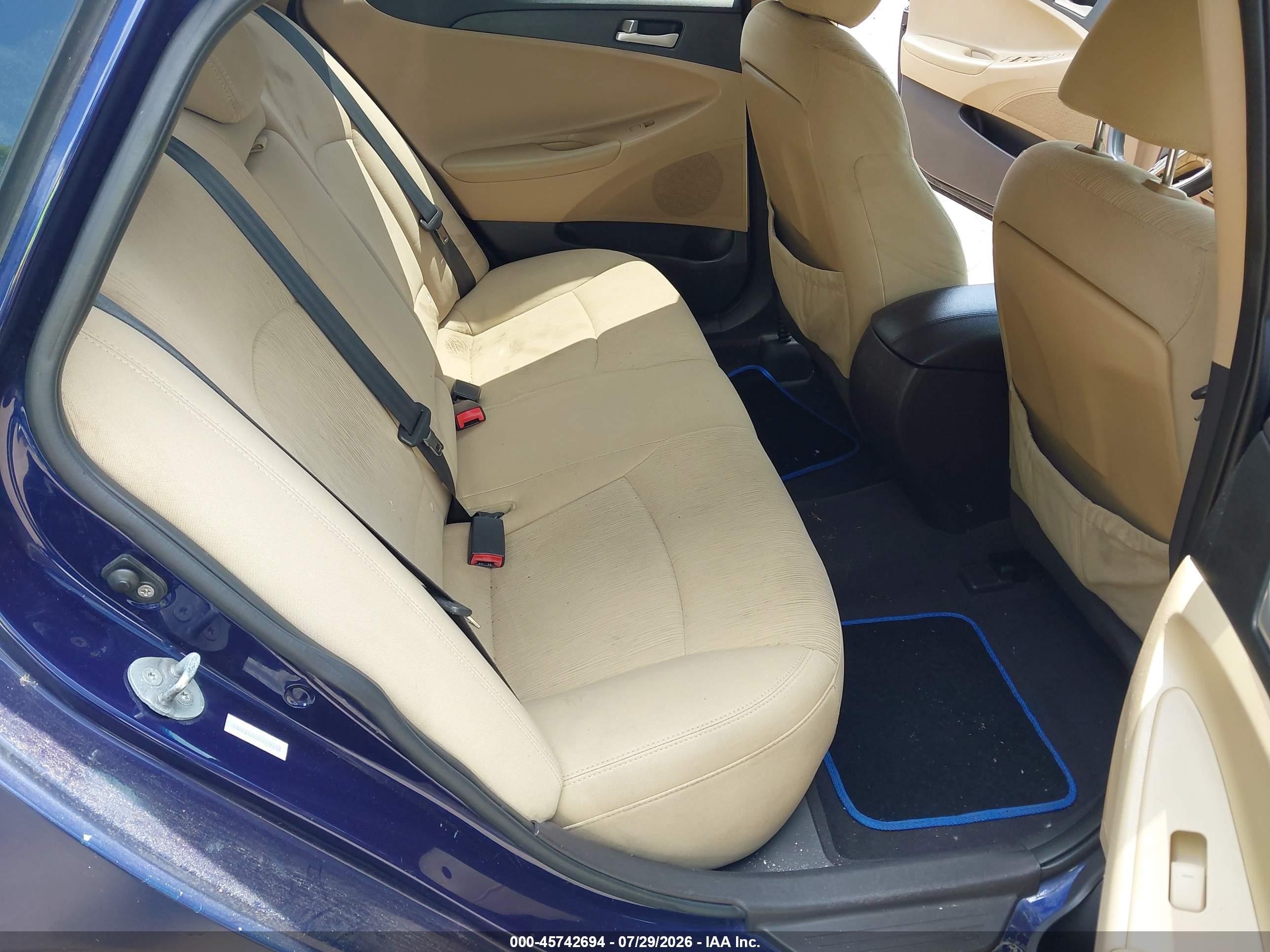 2011 Hyundai Sonata Gls Blue vin: 5NPEB4AC5BH139014