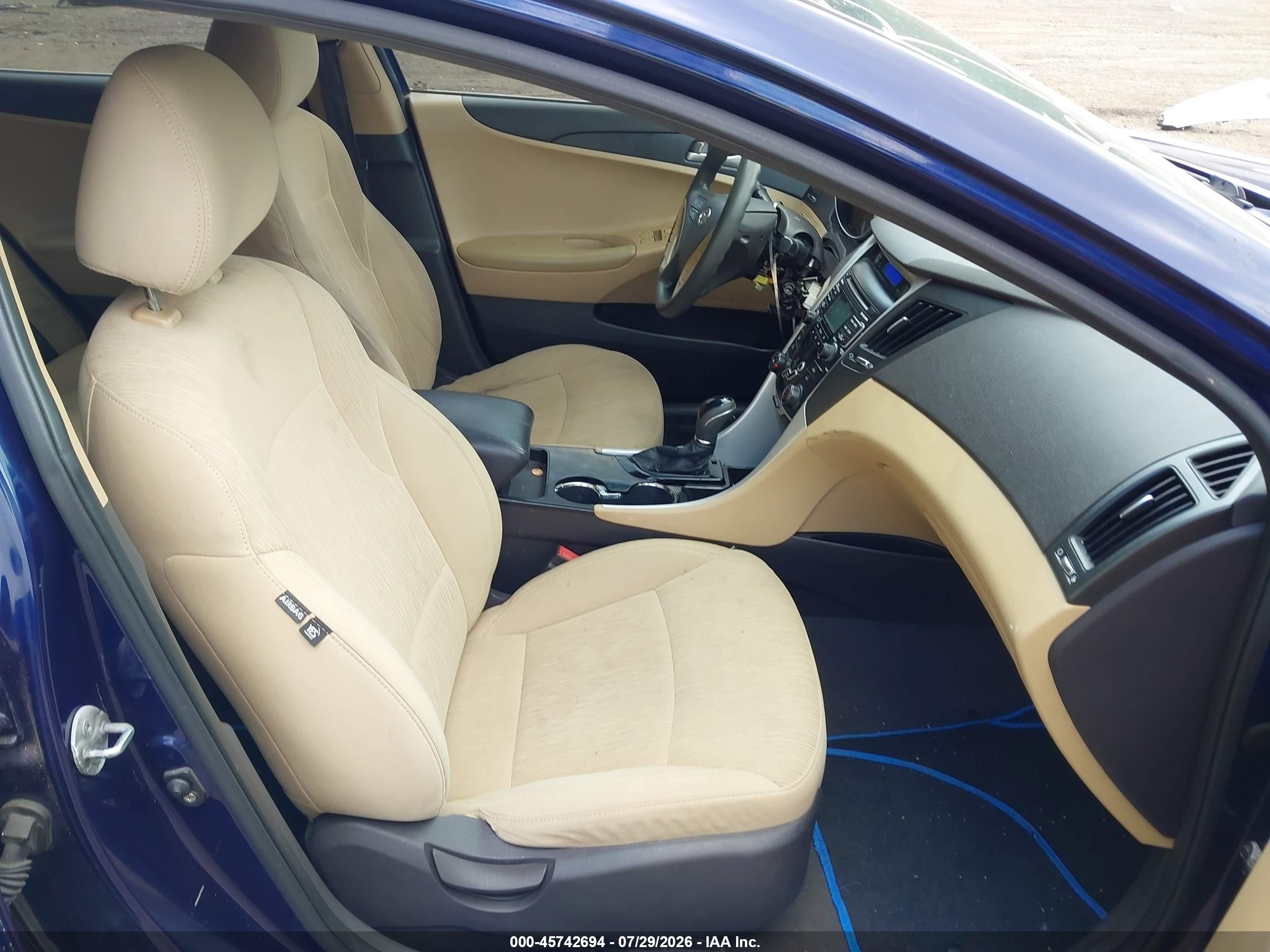 2011 Hyundai Sonata Gls Blue vin: 5NPEB4AC5BH139014