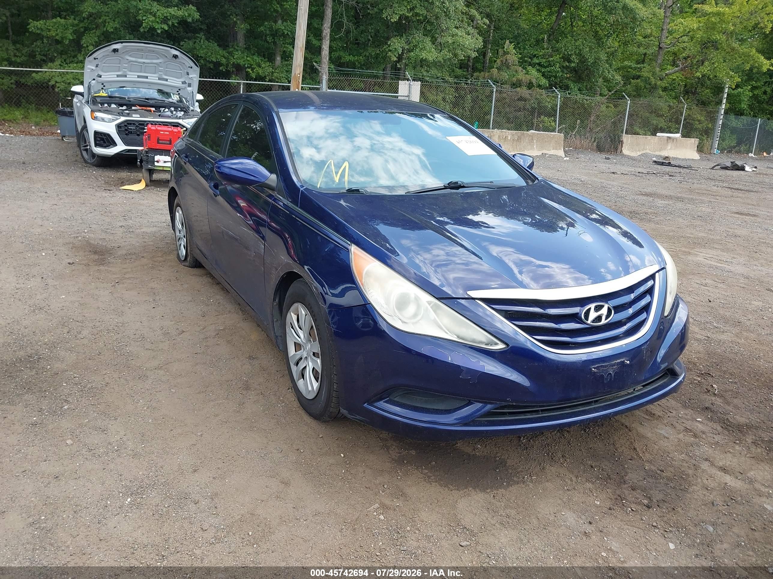 2011 Hyundai Sonata Gls Blue vin: 5NPEB4AC5BH139014