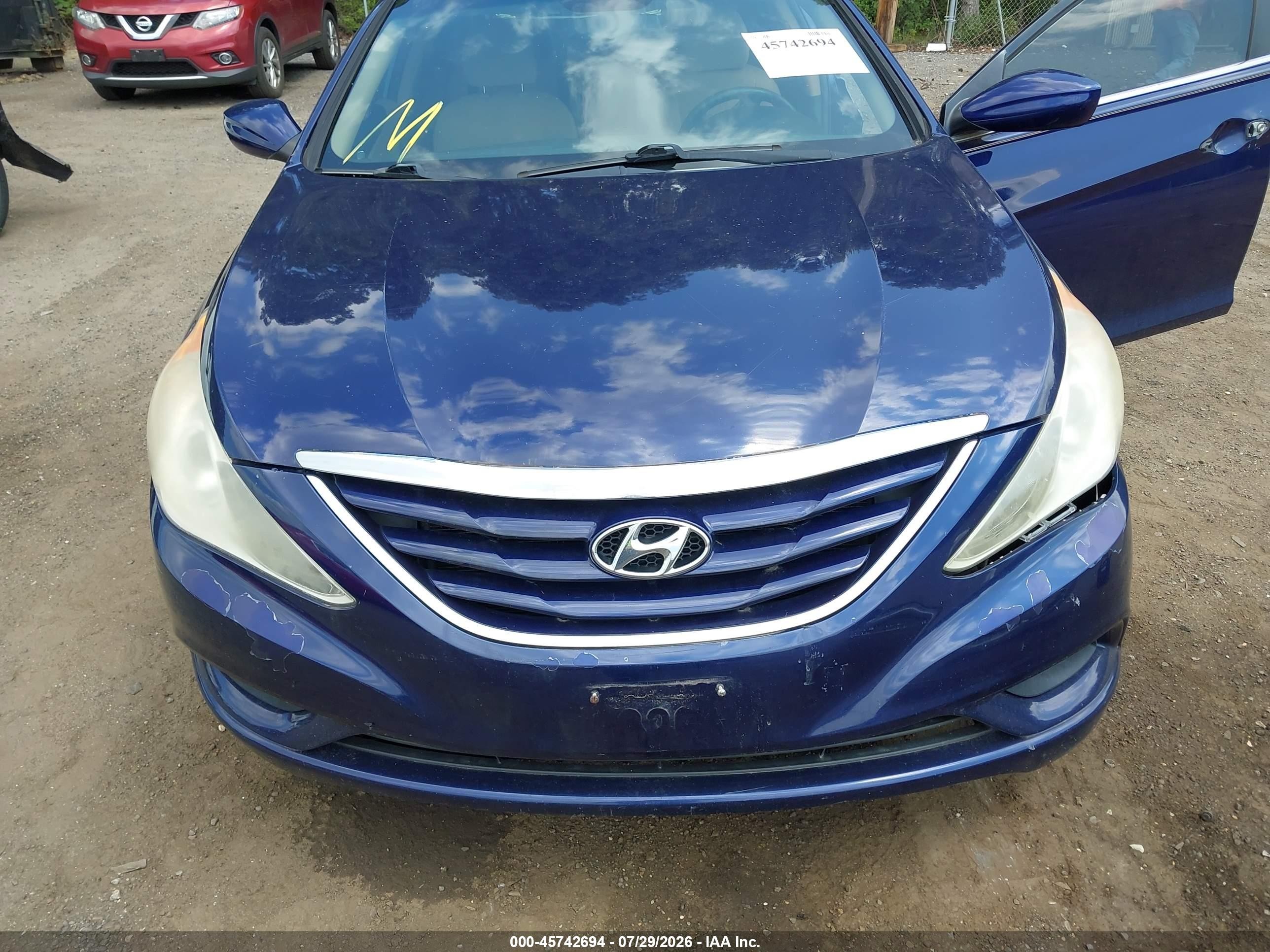 2011 Hyundai Sonata Gls Blue vin: 5NPEB4AC5BH139014