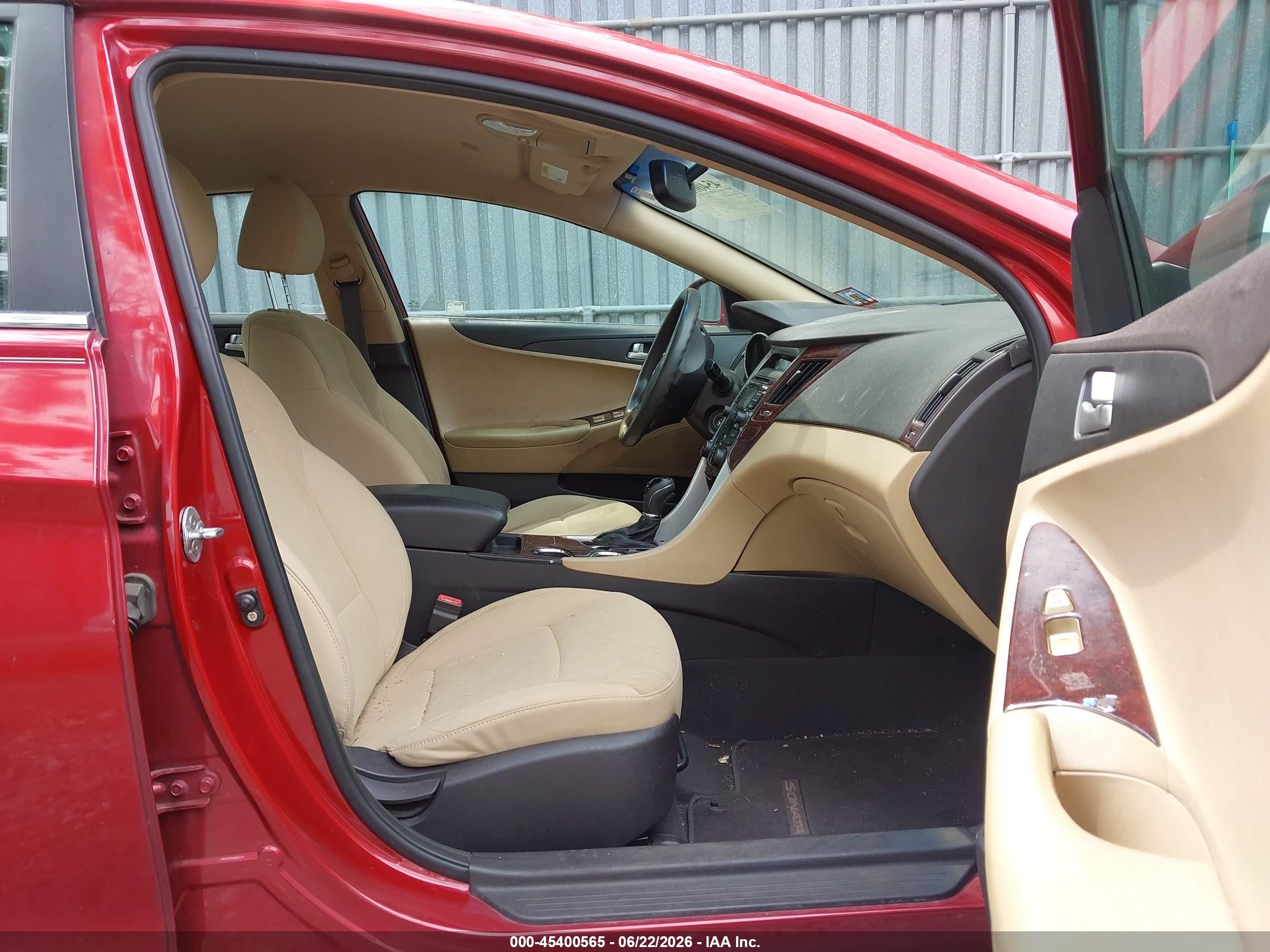 2011 Hyundai Sonata Gls Красный vin: 5NPEB4AC5BH146402