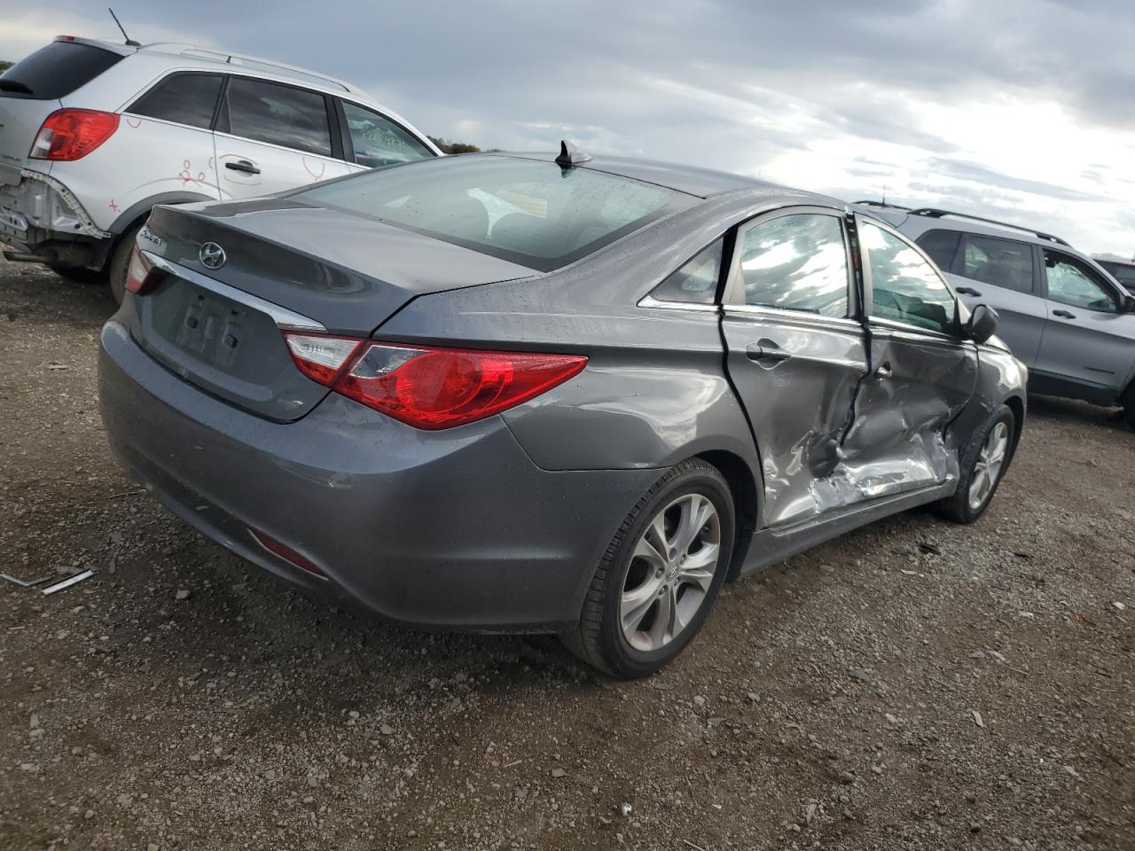 2011 Hyundai Sonata Gls Gray vin: 5NPEB4AC5BH146738
