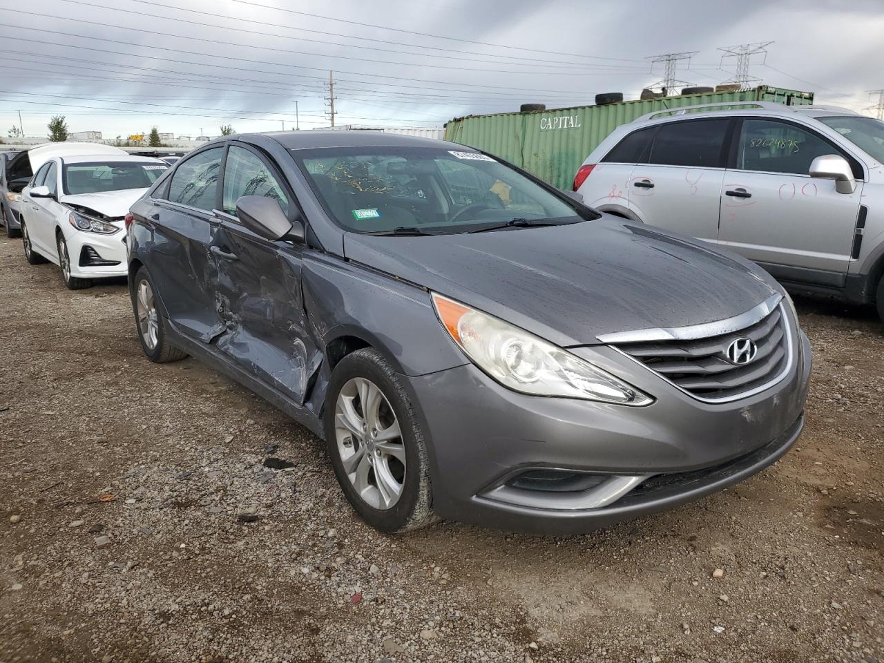 2011 Hyundai Sonata Gls Gray vin: 5NPEB4AC5BH146738