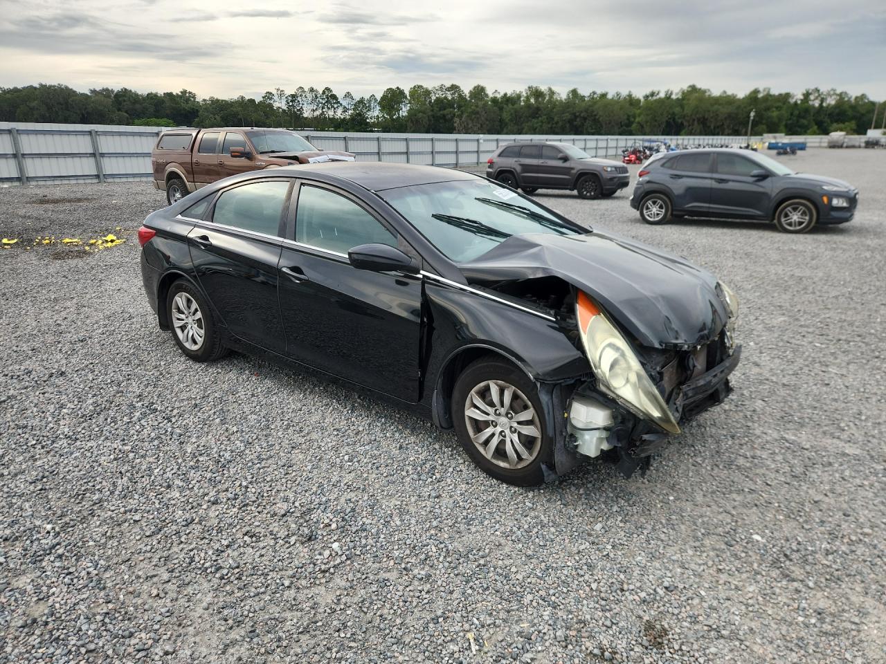 2011 Hyundai Sonata Gls Black vin: 5NPEB4AC5BH148263
