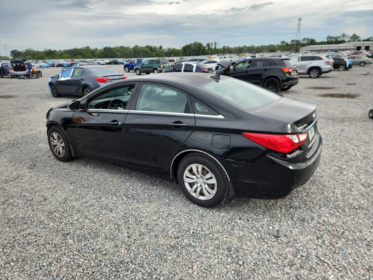 2011 Hyundai Sonata Gls Black vin: 5NPEB4AC5BH148263