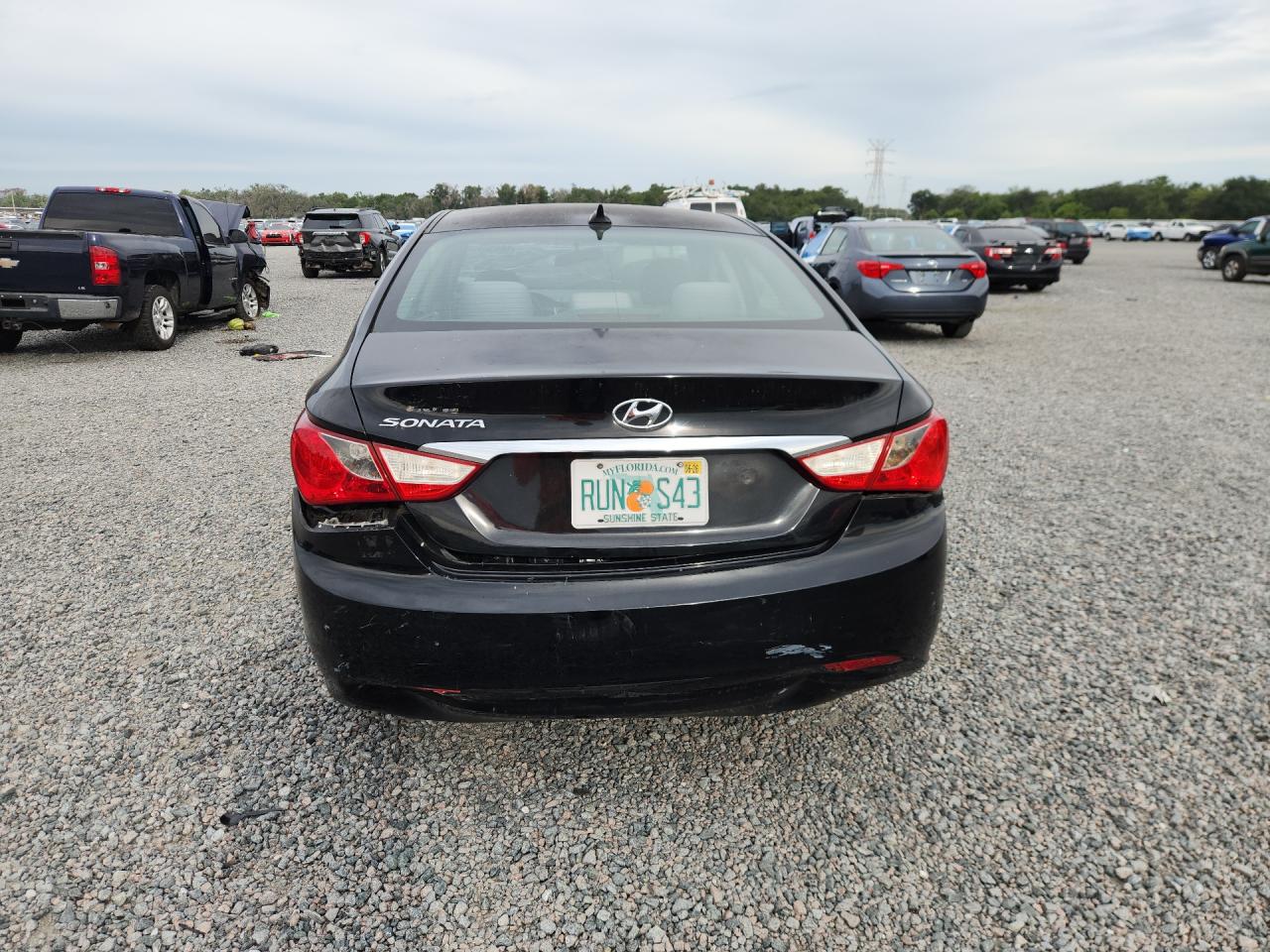 2011 Hyundai Sonata Gls Black vin: 5NPEB4AC5BH148263