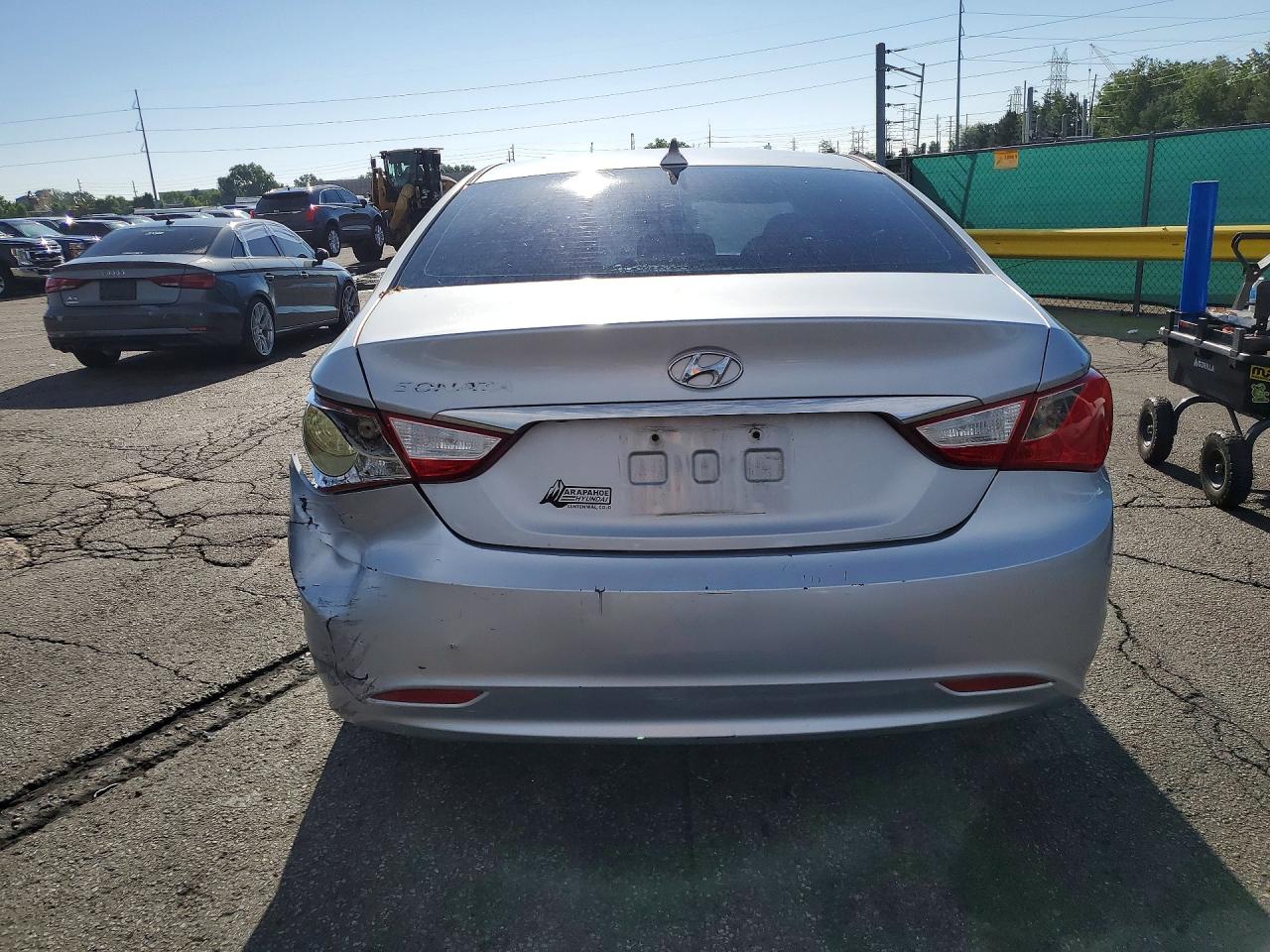 2011 Hyundai Sonata Gls Silver vin: 5NPEB4AC5BH155391