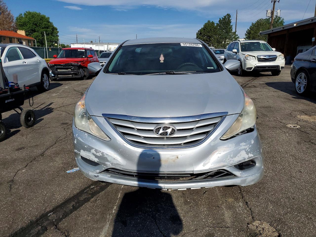 2011 Hyundai Sonata Gls Silver vin: 5NPEB4AC5BH155391