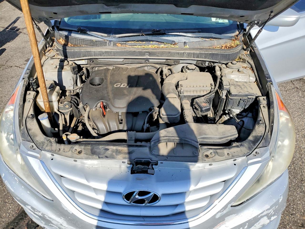 2011 Hyundai Sonata Gls Silver vin: 5NPEB4AC5BH155391