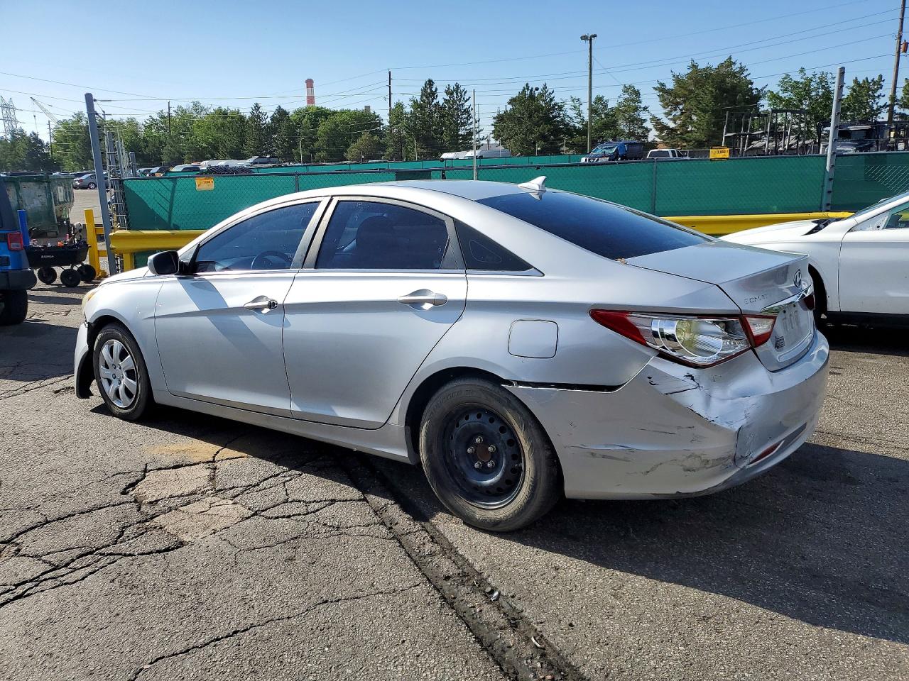 2011 Hyundai Sonata Gls Silver vin: 5NPEB4AC5BH155391