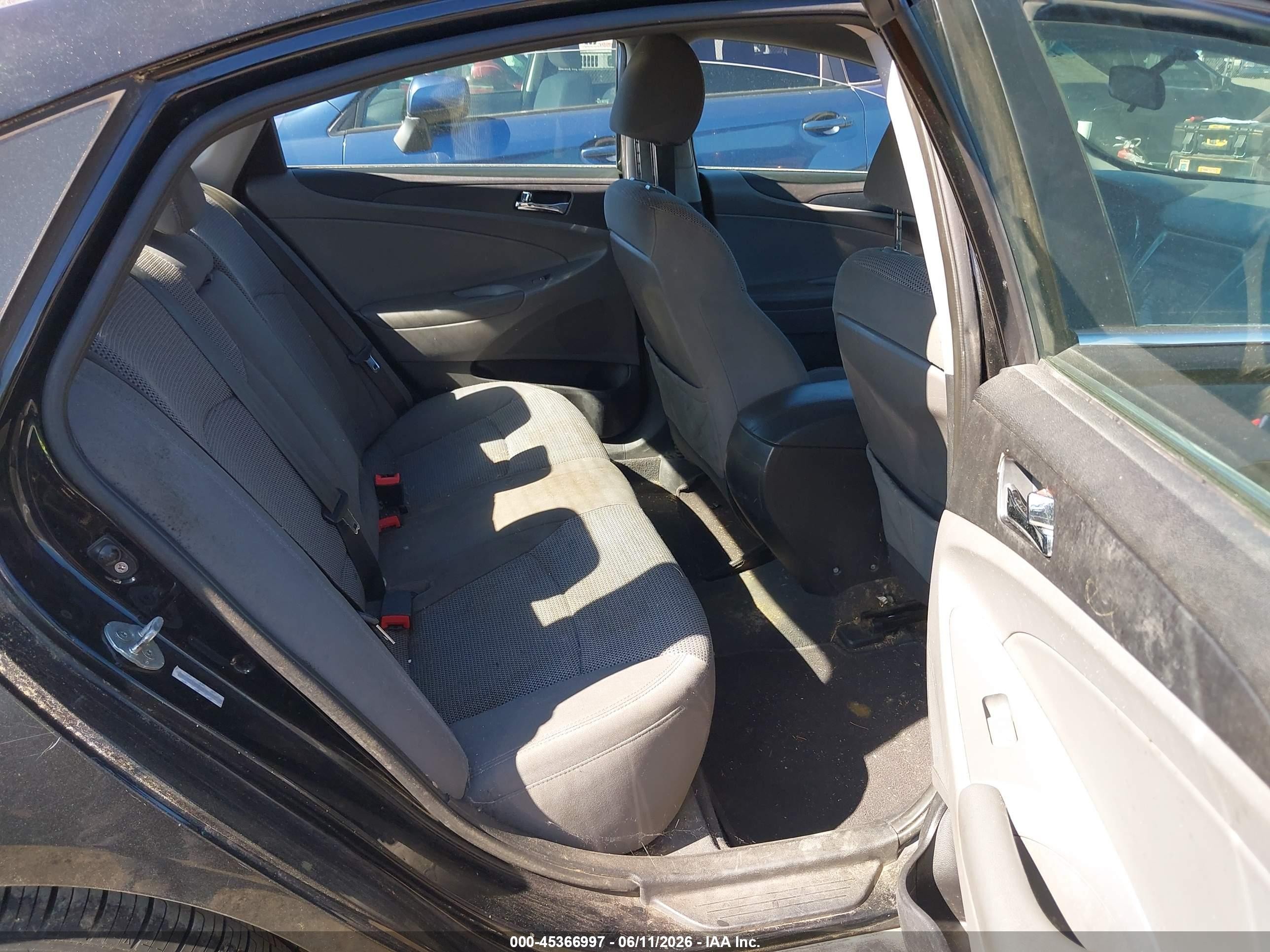 2011 Hyundai Sonata Gls Black vin: 5NPEB4AC5BH165810