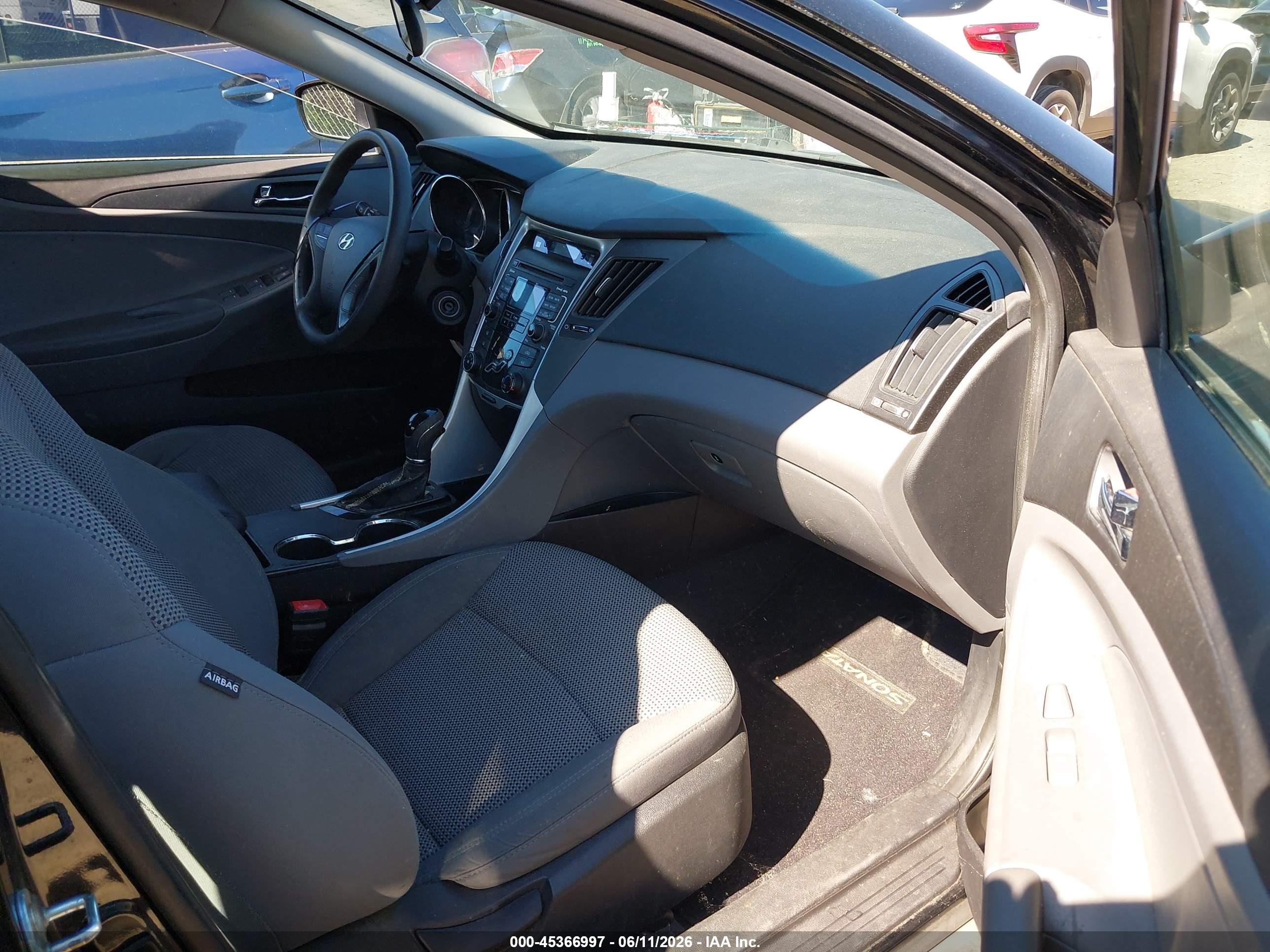 2011 Hyundai Sonata Gls Black vin: 5NPEB4AC5BH165810
