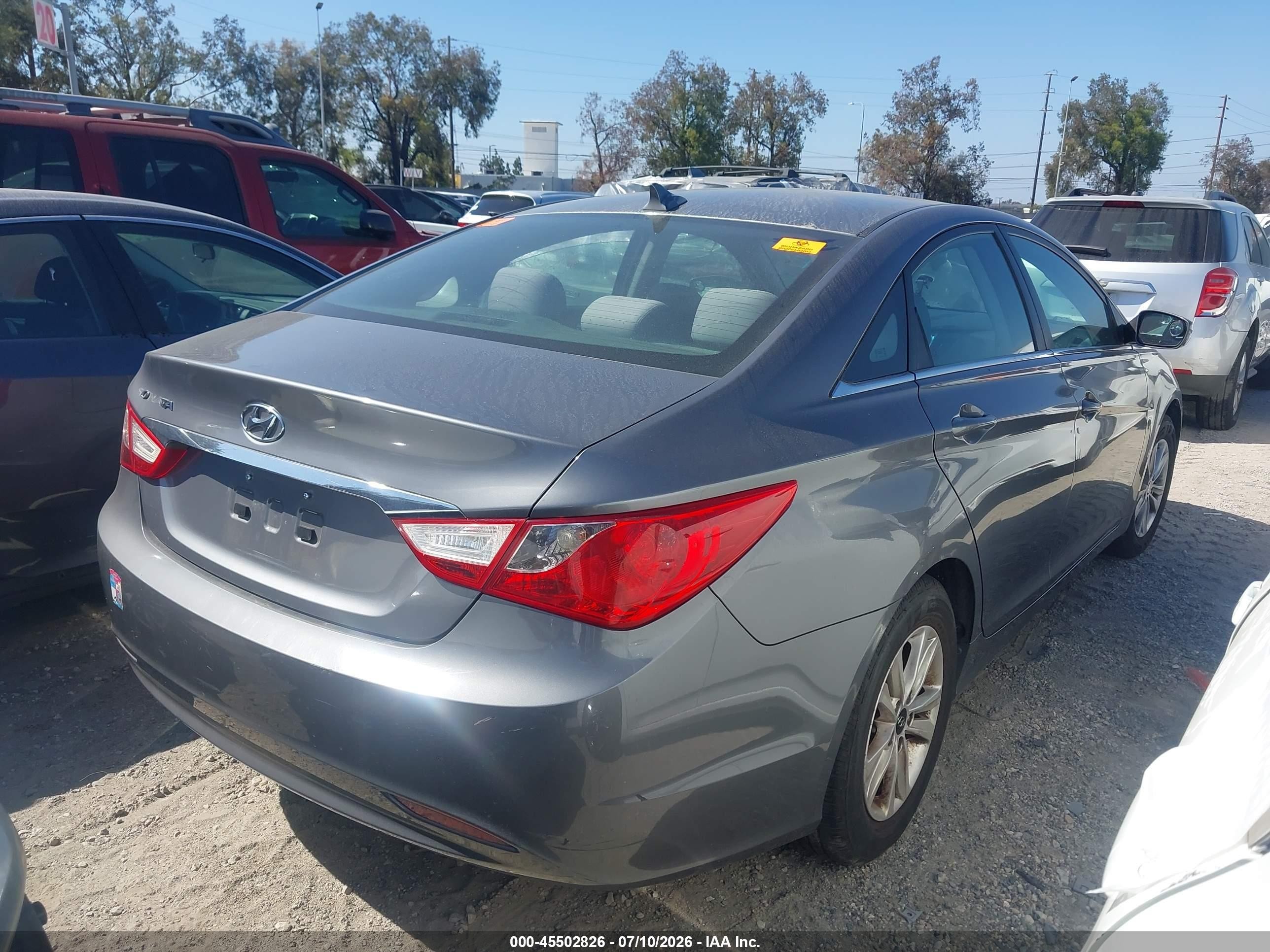 2011 Hyundai Sonata Gls Gray vin: 5NPEB4AC5BH178282
