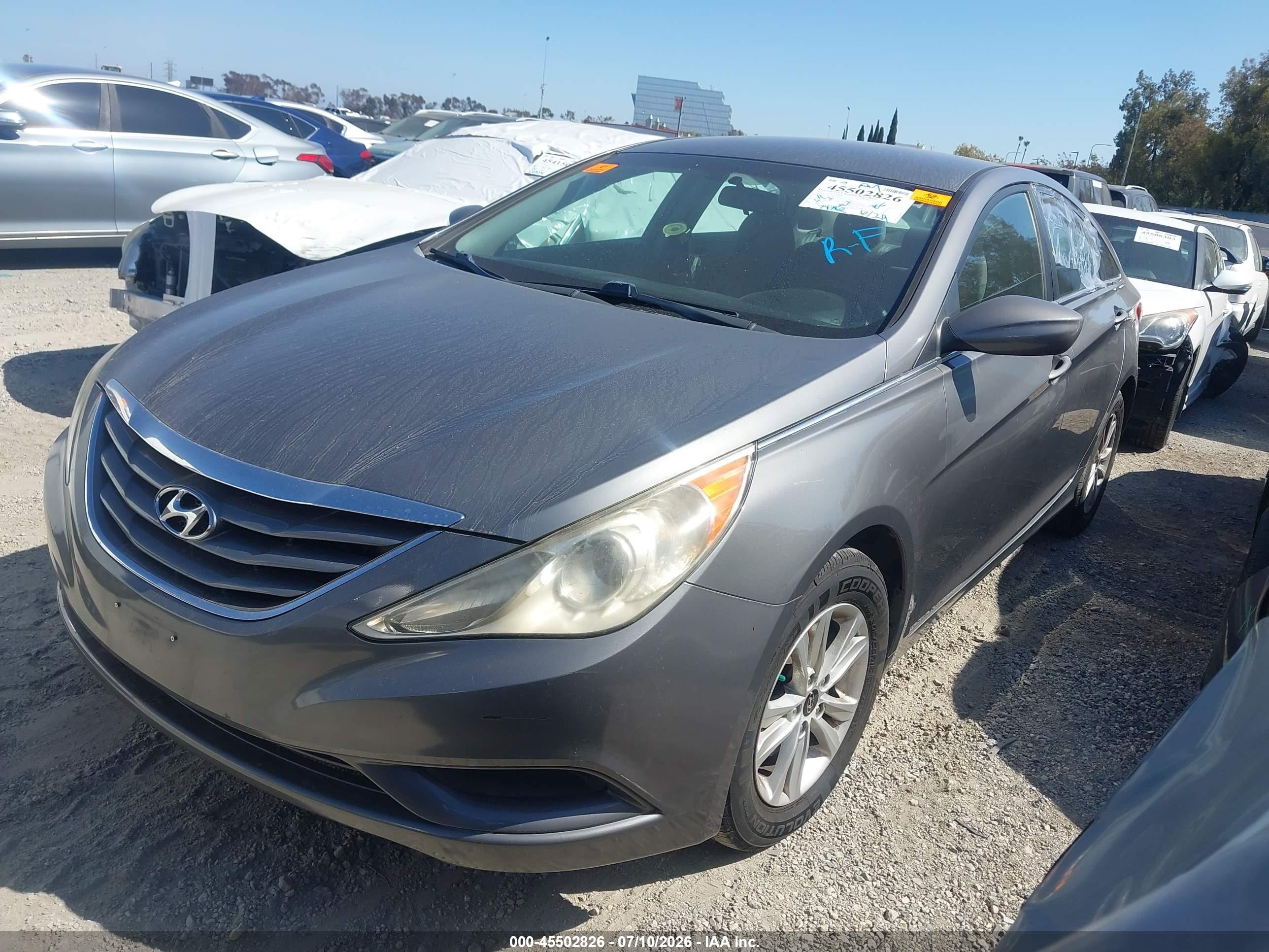 2011 Hyundai Sonata Gls Gray vin: 5NPEB4AC5BH178282