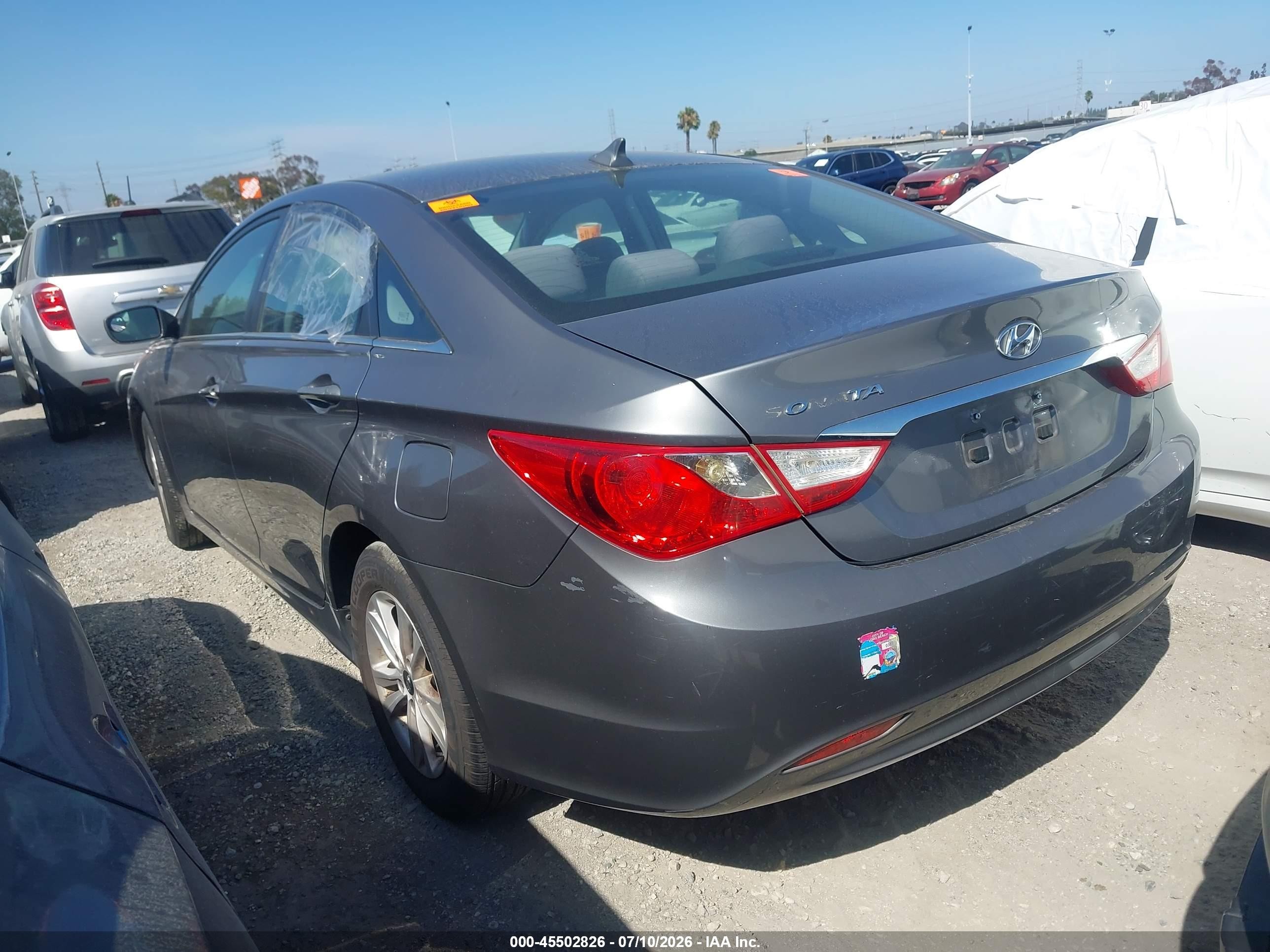2011 Hyundai Sonata Gls Gray vin: 5NPEB4AC5BH178282