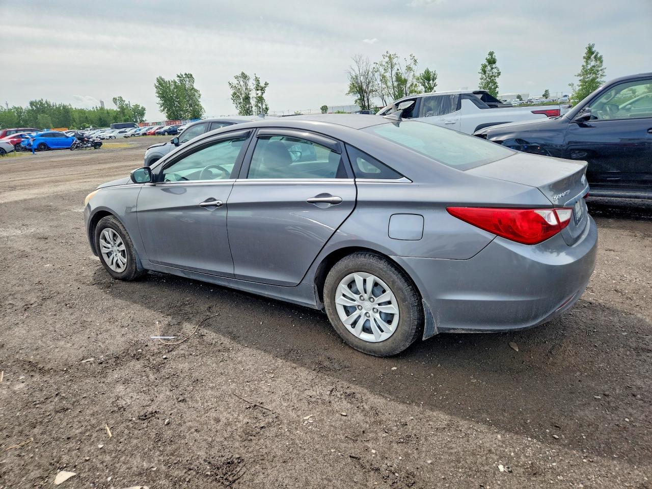2011 Hyundai Sonata Gls Gray vin: 5NPEB4AC5BH195020