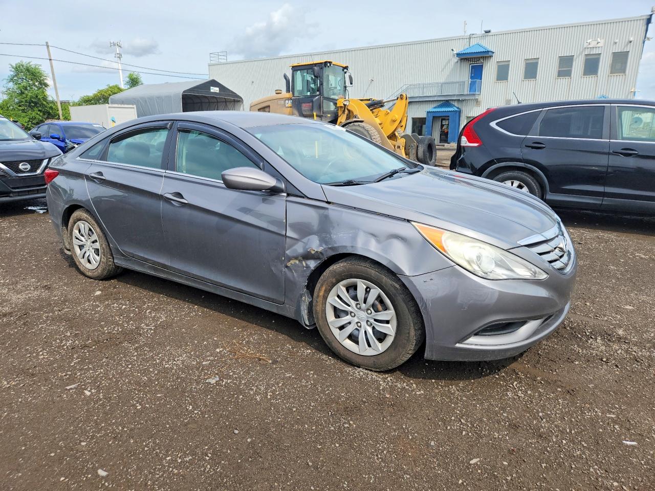 2011 Hyundai Sonata Gls Gray vin: 5NPEB4AC5BH195020