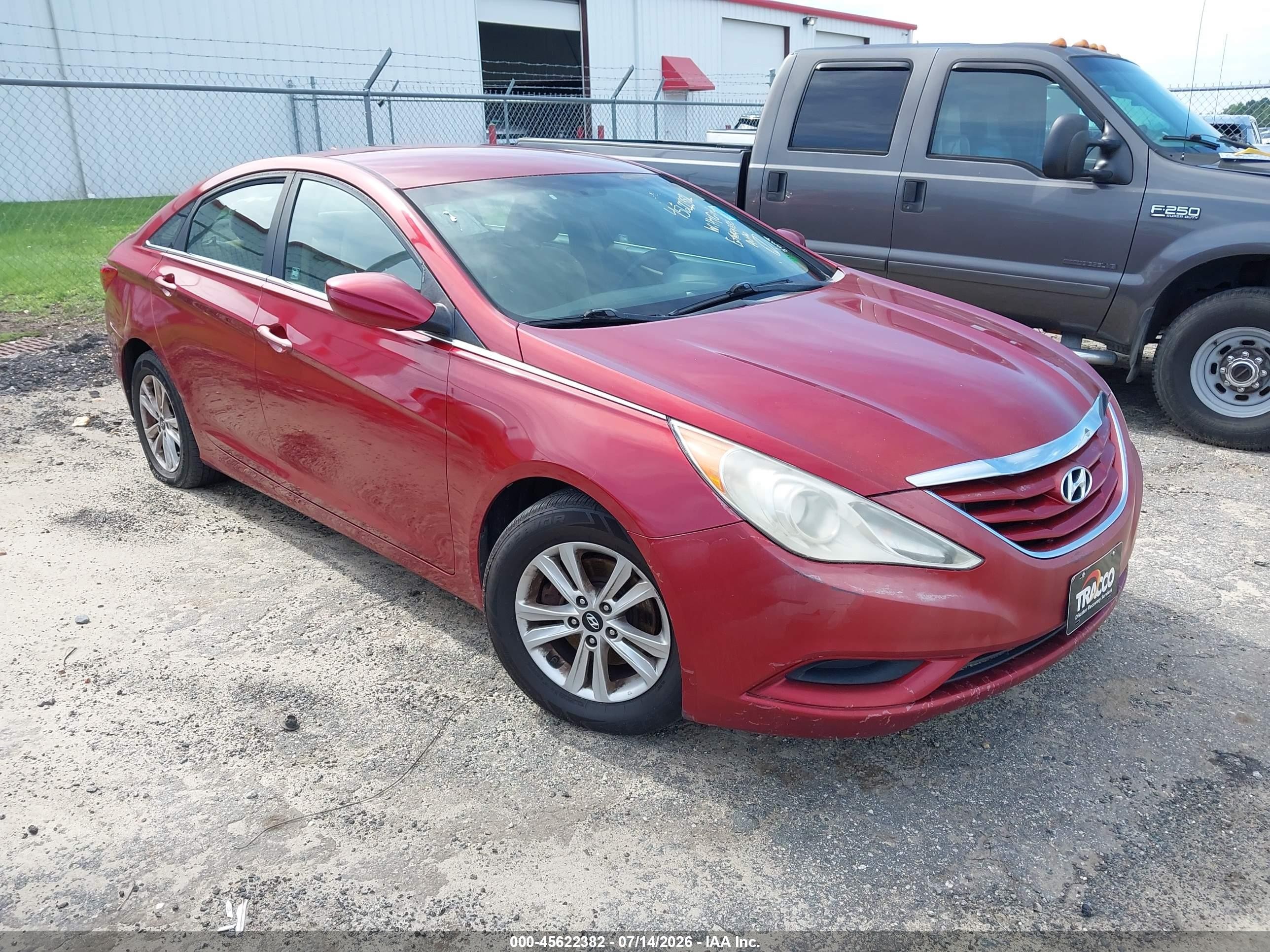 2011 Hyundai Sonata Gls Red vin: 5NPEB4AC5BH201849